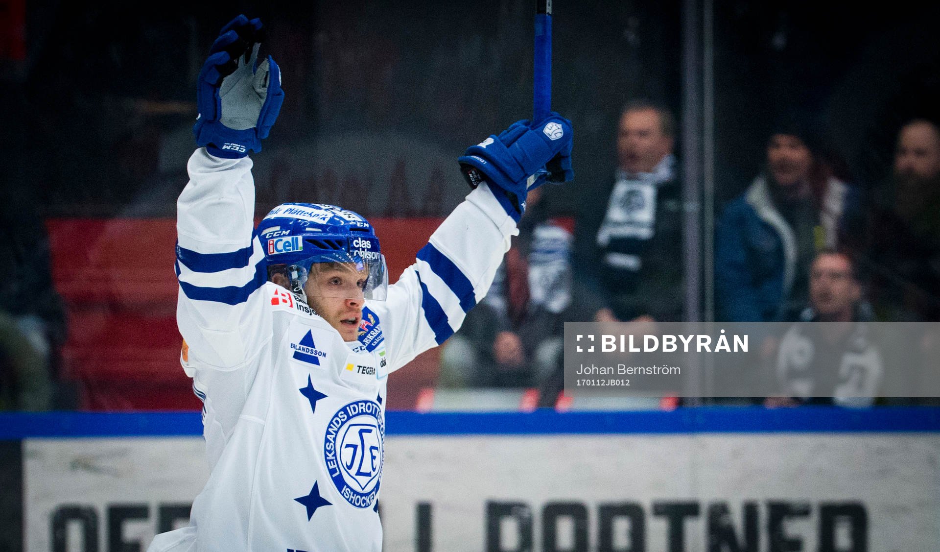 Leksands Johan Olofsson jublar