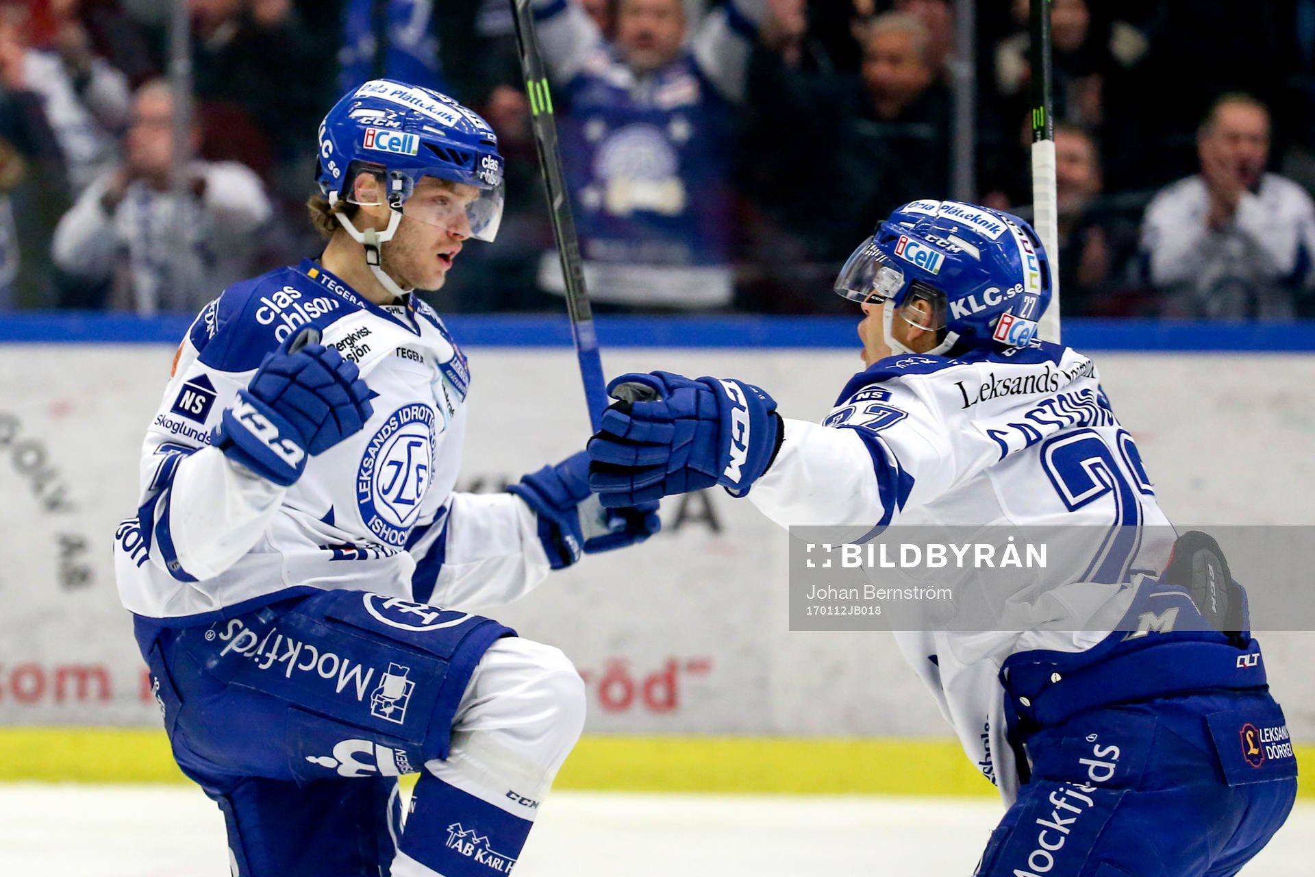 Leksands Johan Olofsson jublar