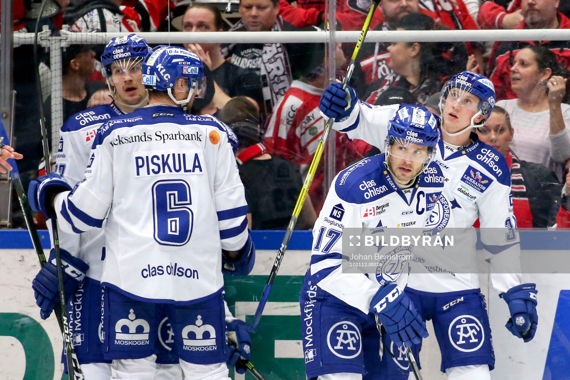 Leksands Jesper Ollas jublar