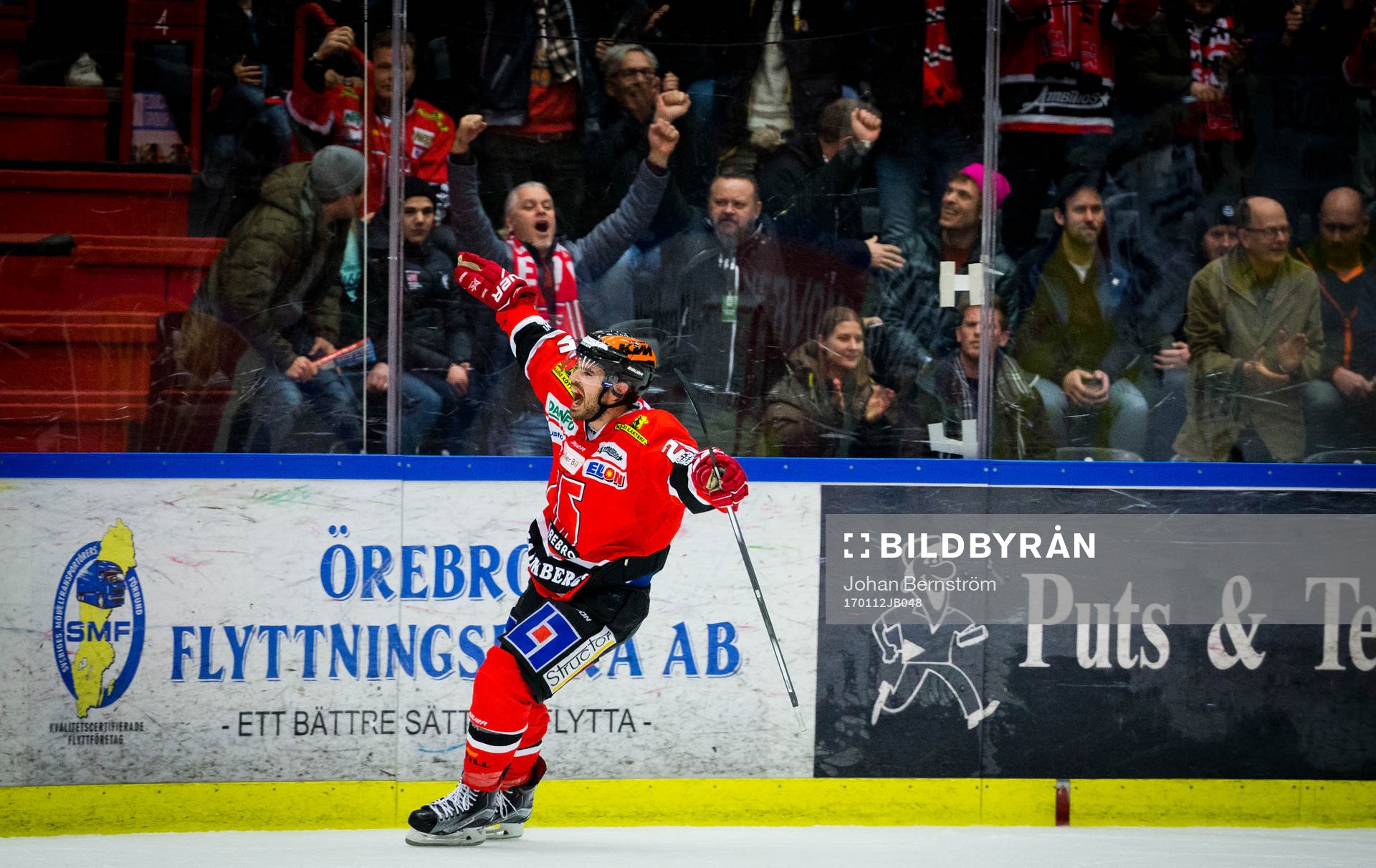 Örebros Martin Johansson jublar