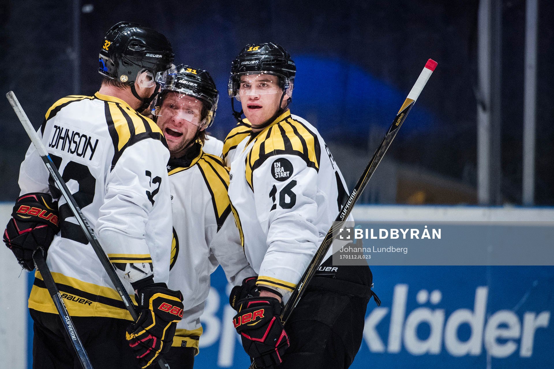 Brynäs Nick Johnson, Jonathan Granström och Daniel Paille