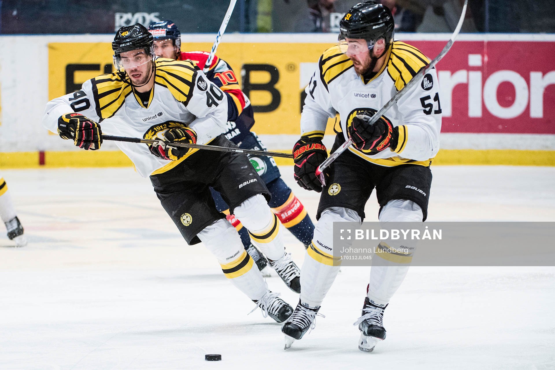 Brynäs Jesper Jensen och Marc Zanetti