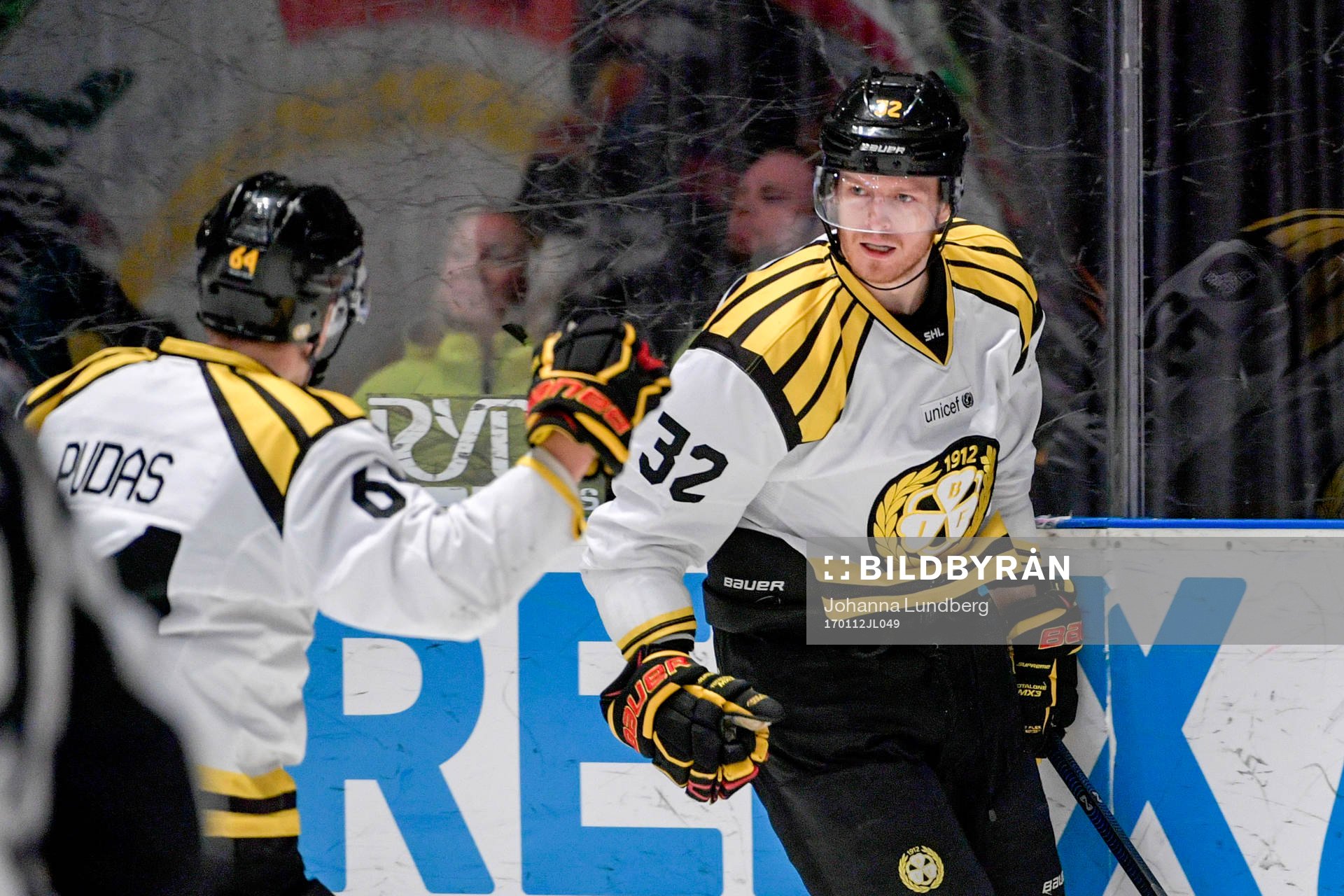 Brynäs Nick Johnson jublar
