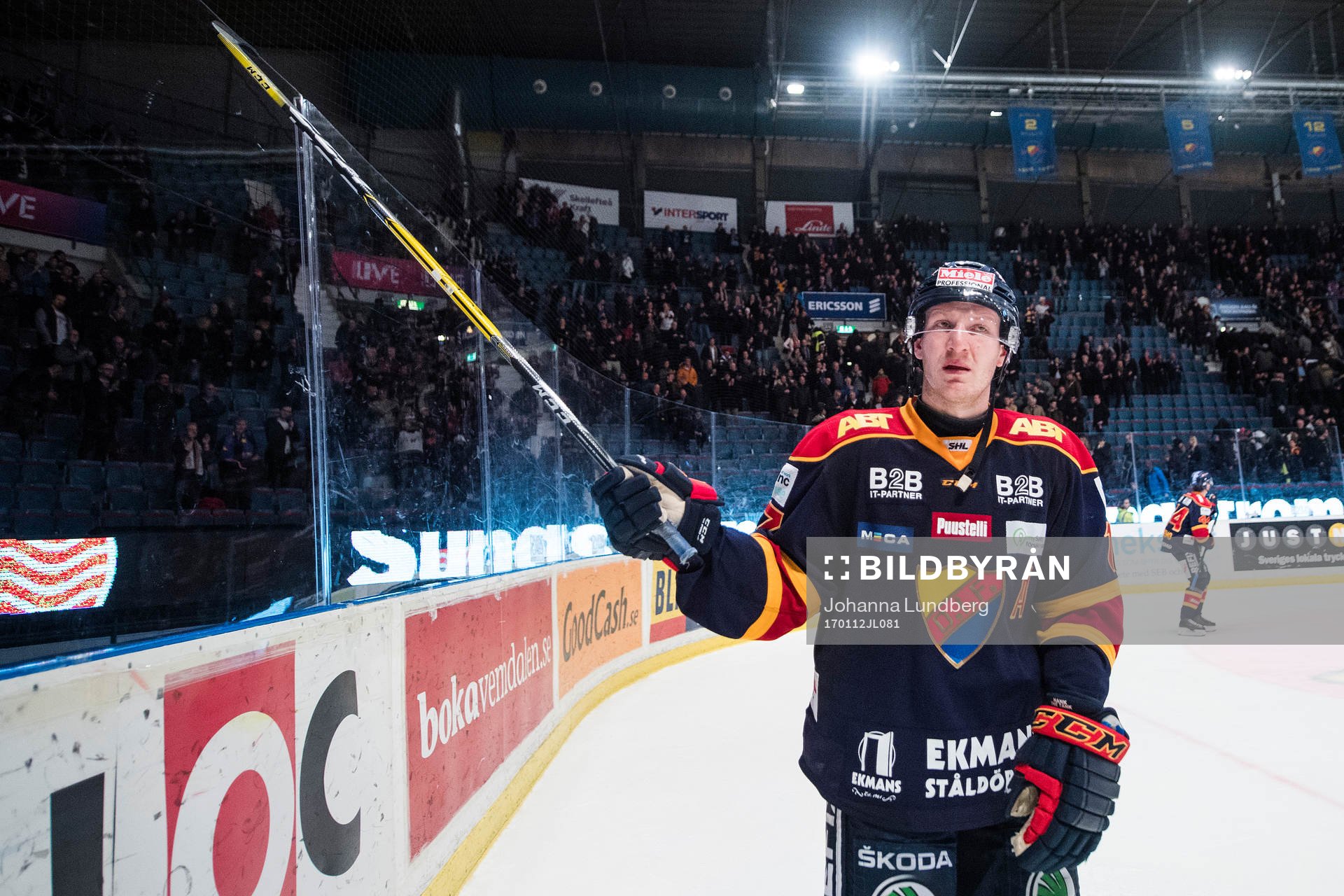 Djurgårdens Henrik Eriksson jublar