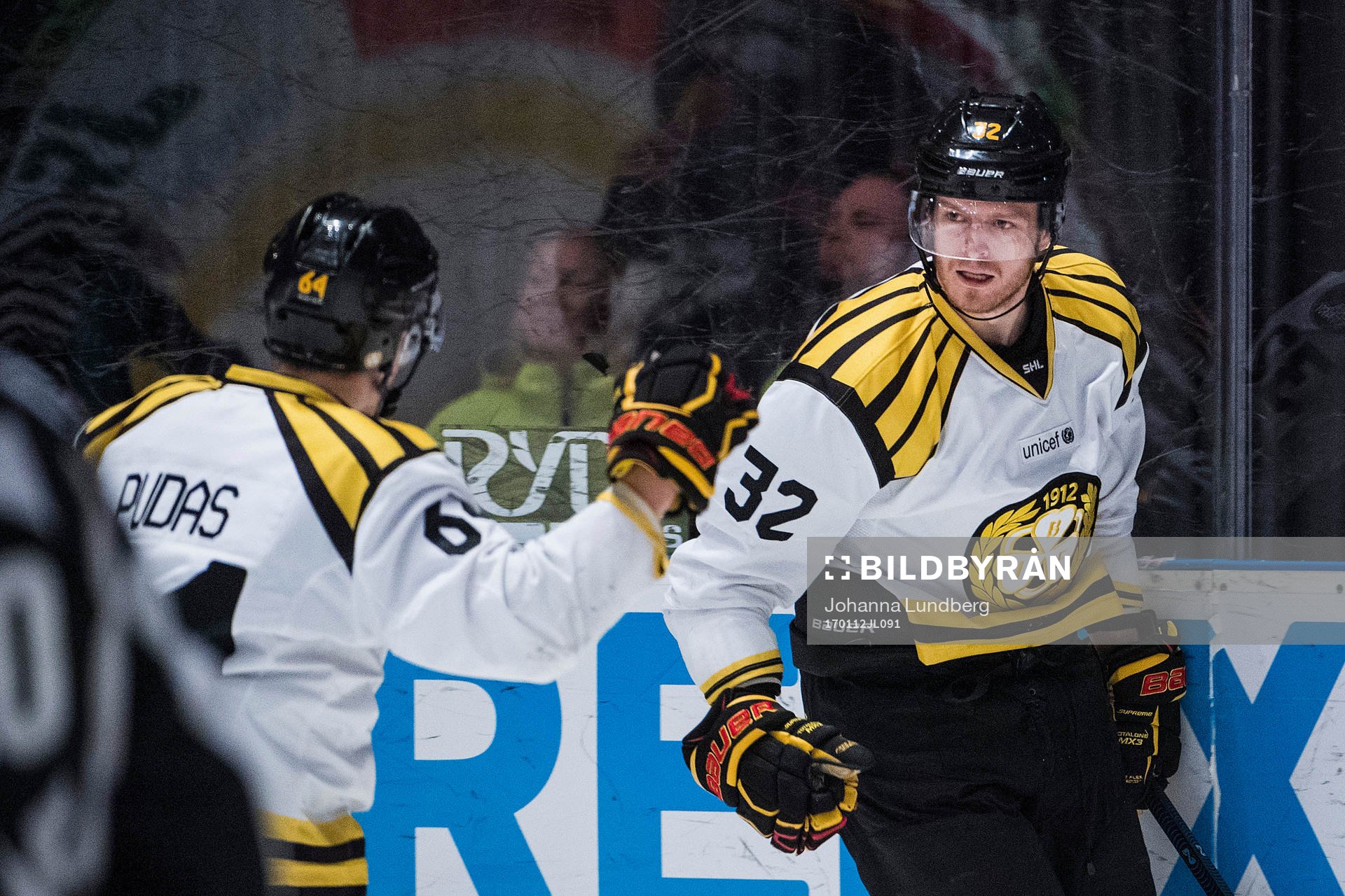 Brynäs Nick Johnson jublar