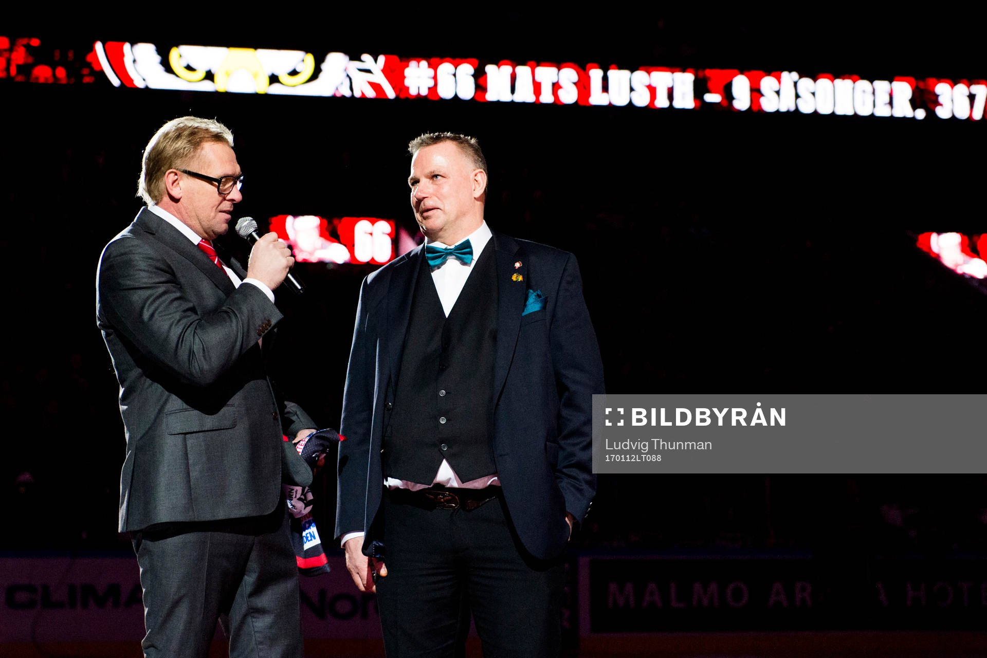 Malmö Redhawks VD och Sportchef Patrik Sylvegård och Mats