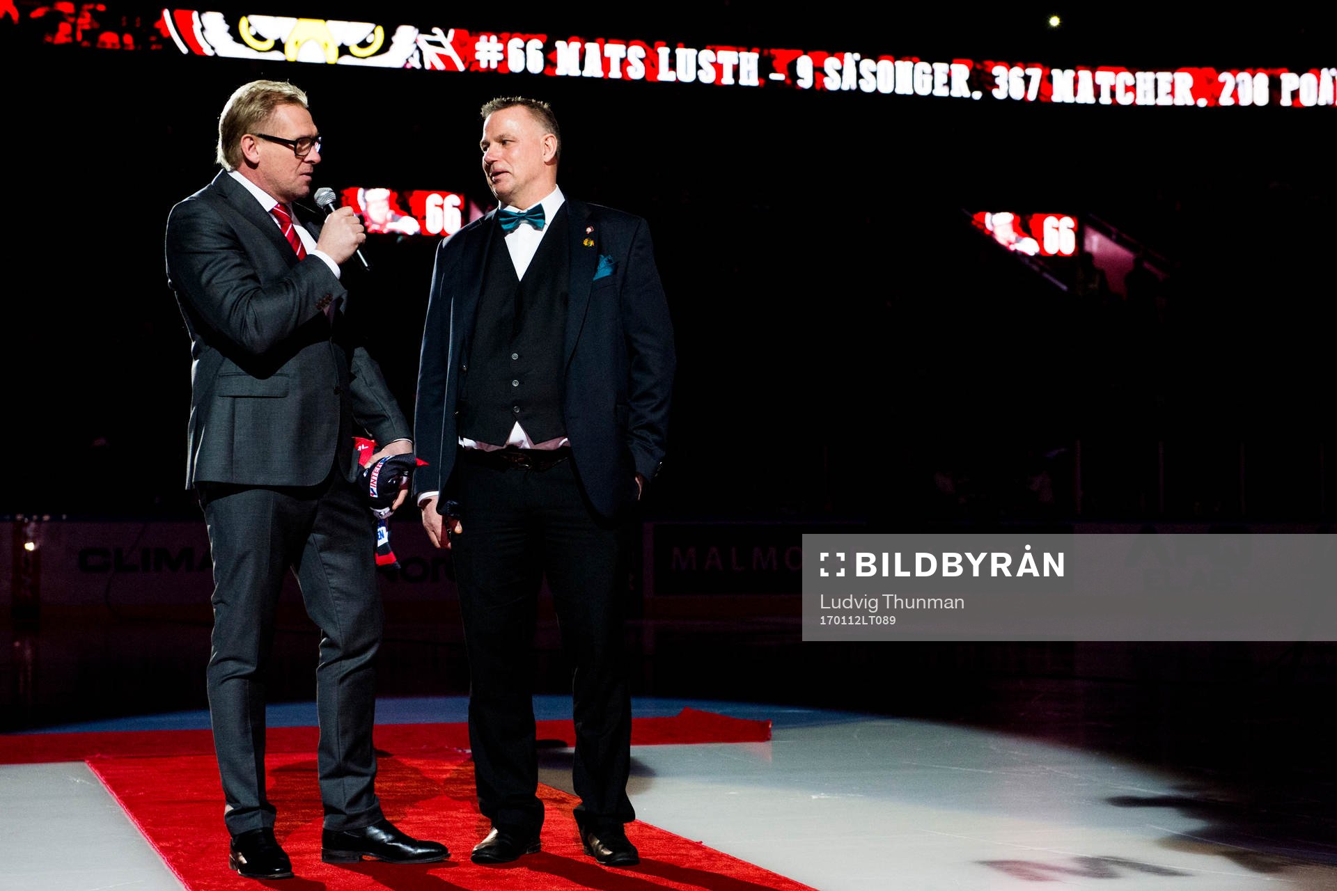 Malmö Redhawks VD och Sportchef Patrik Sylvegård och Mats