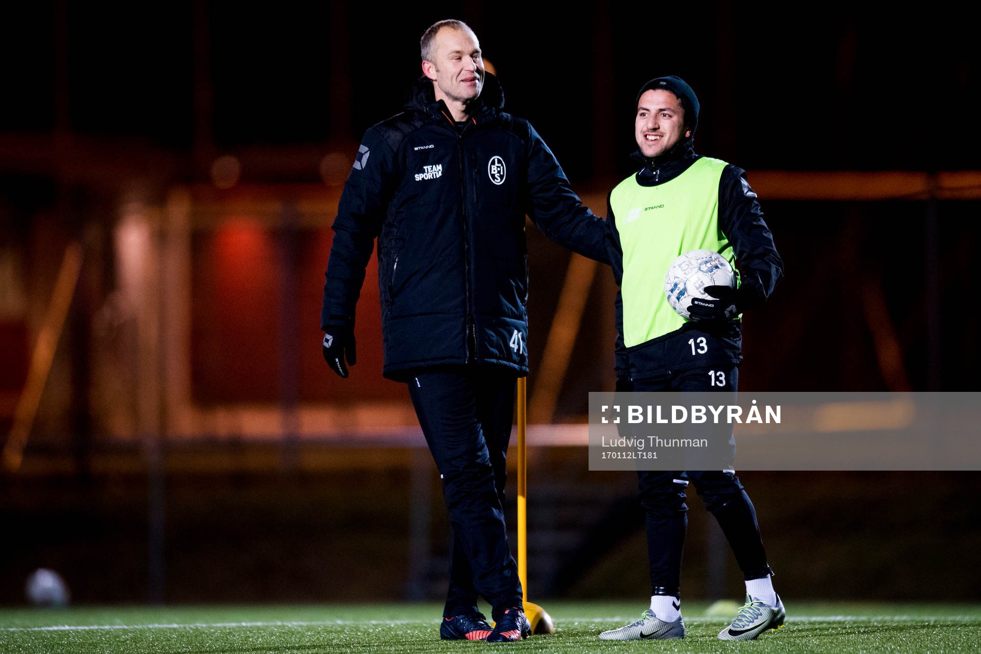 Tränare Håkan Svensson och Saber Azizi