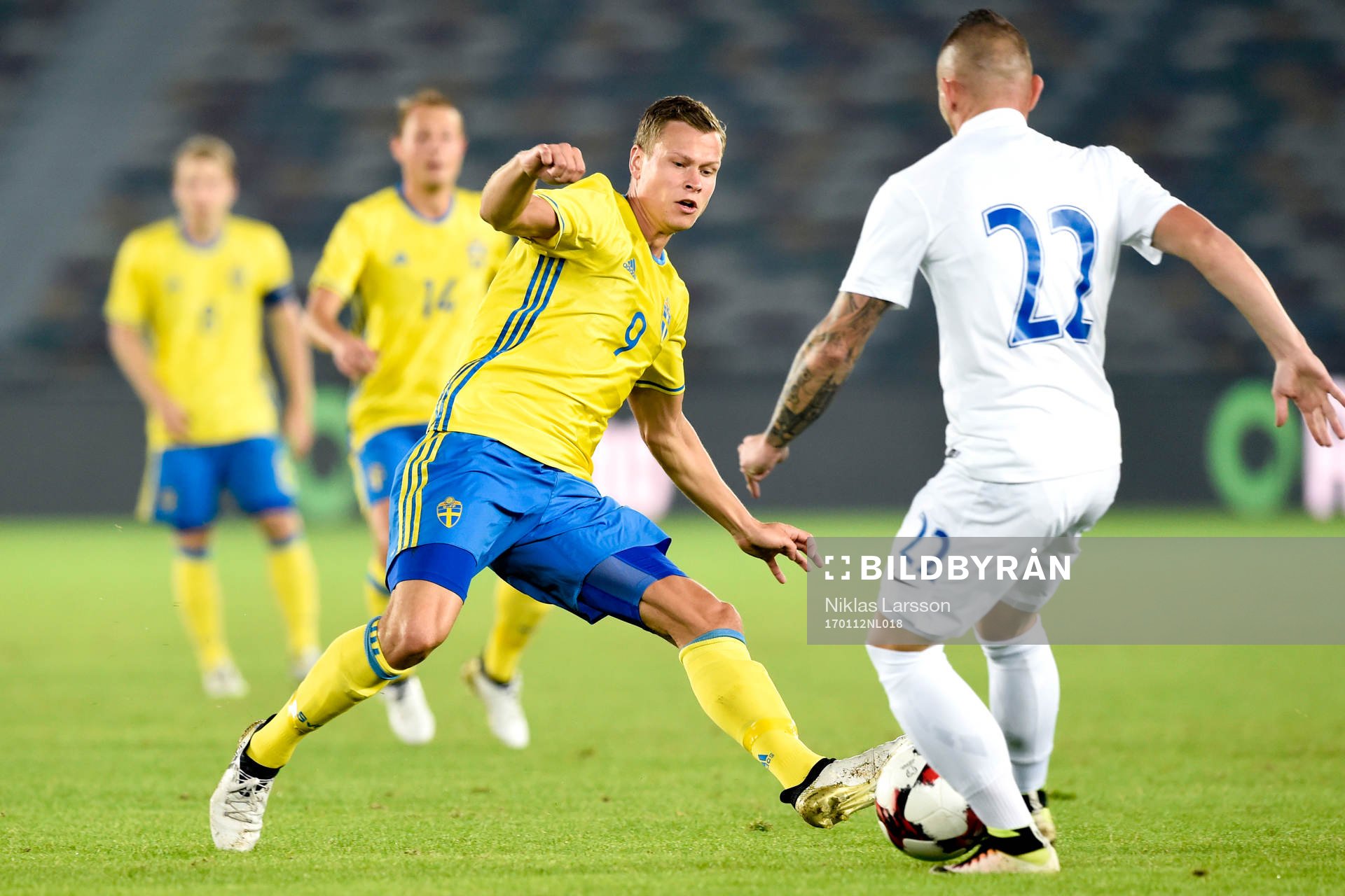Sveriges Viktor Claesson och Slovakiens Matus Conka