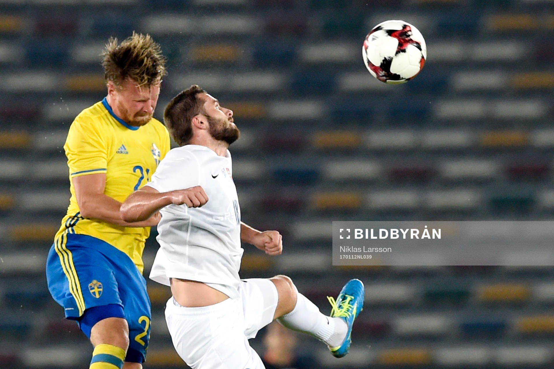 Sveriges Jacob Une Larsson och Slovakiens Pavol Safranko
