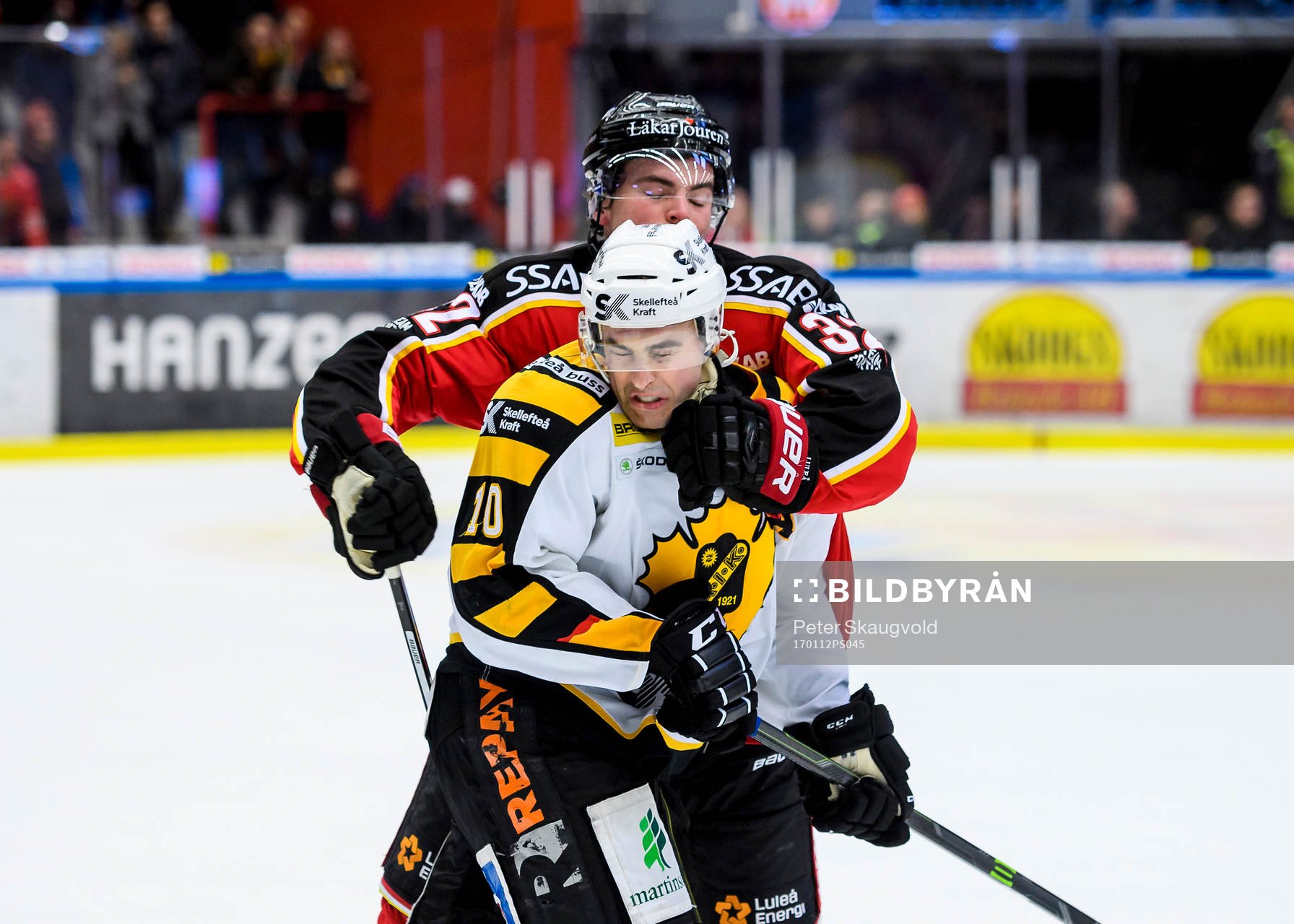 Luleås Oscar Engsund i bråk med Skellefteås Joakim