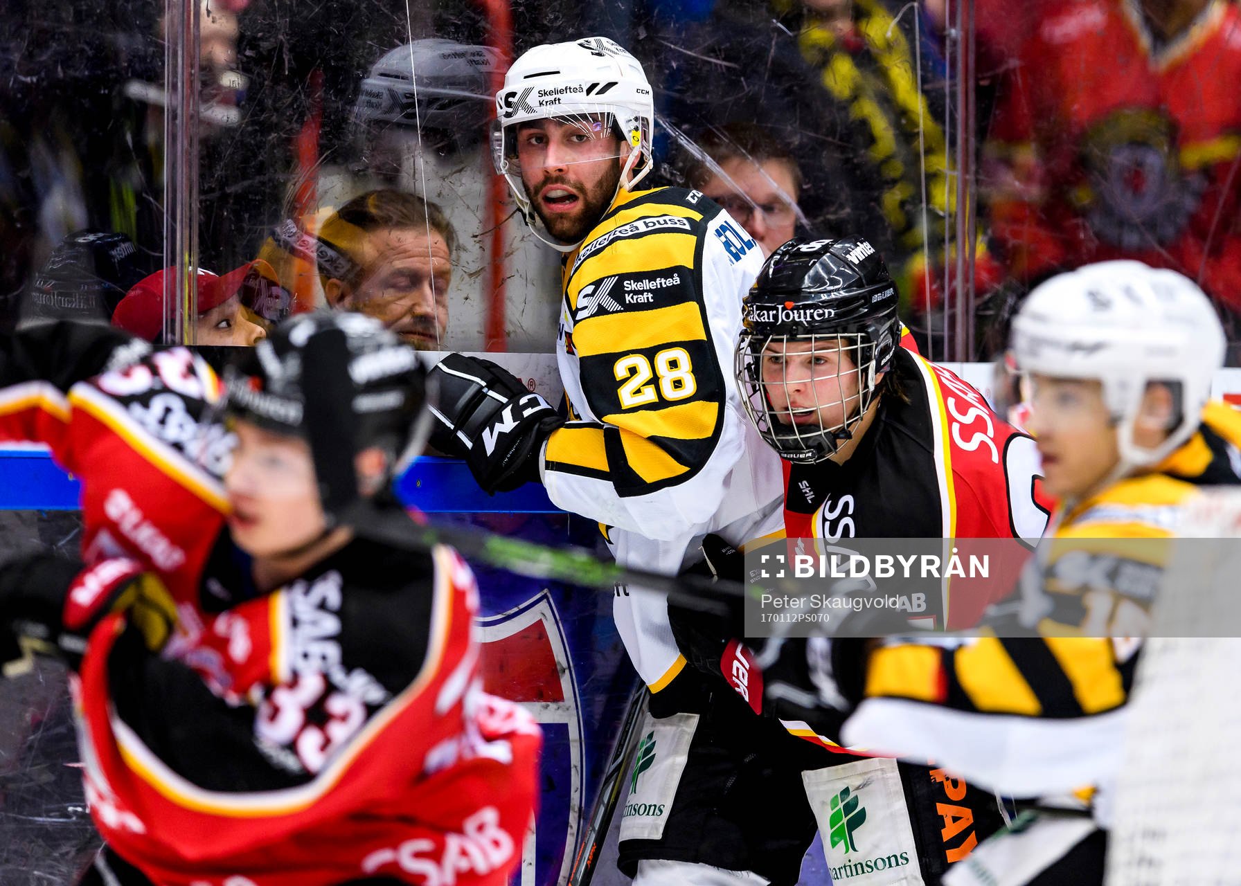 Skellefteås Johan Alm och Luleås Isac Lundeström