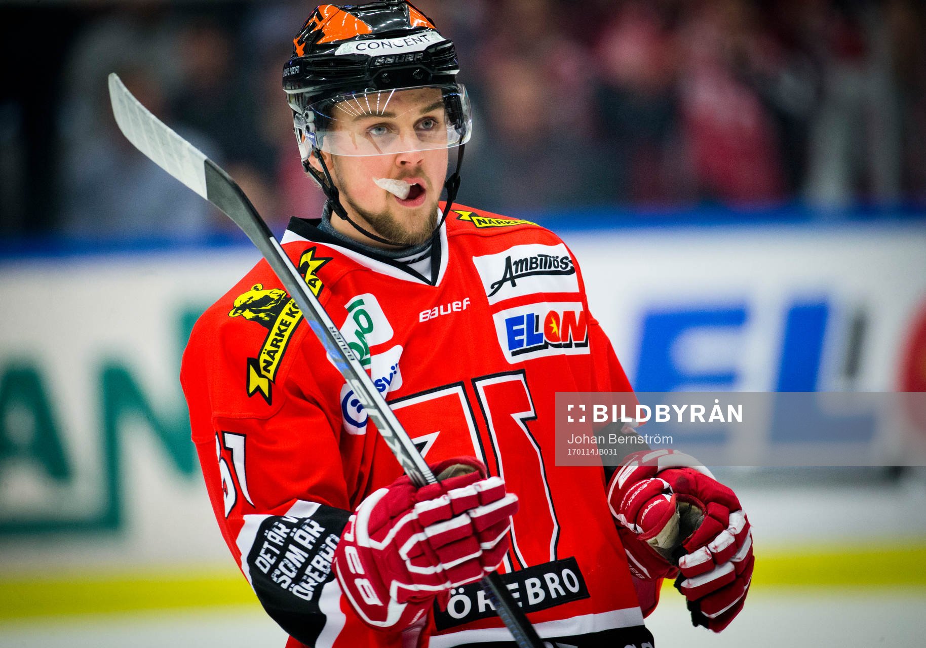 Örebros Gustaf Fransen deppar