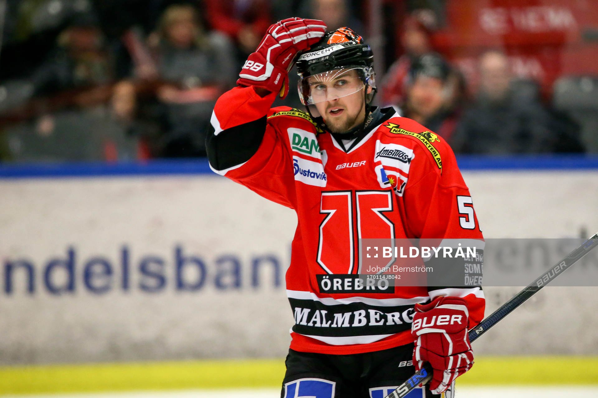 Örebros Gustaf Fransen deppar