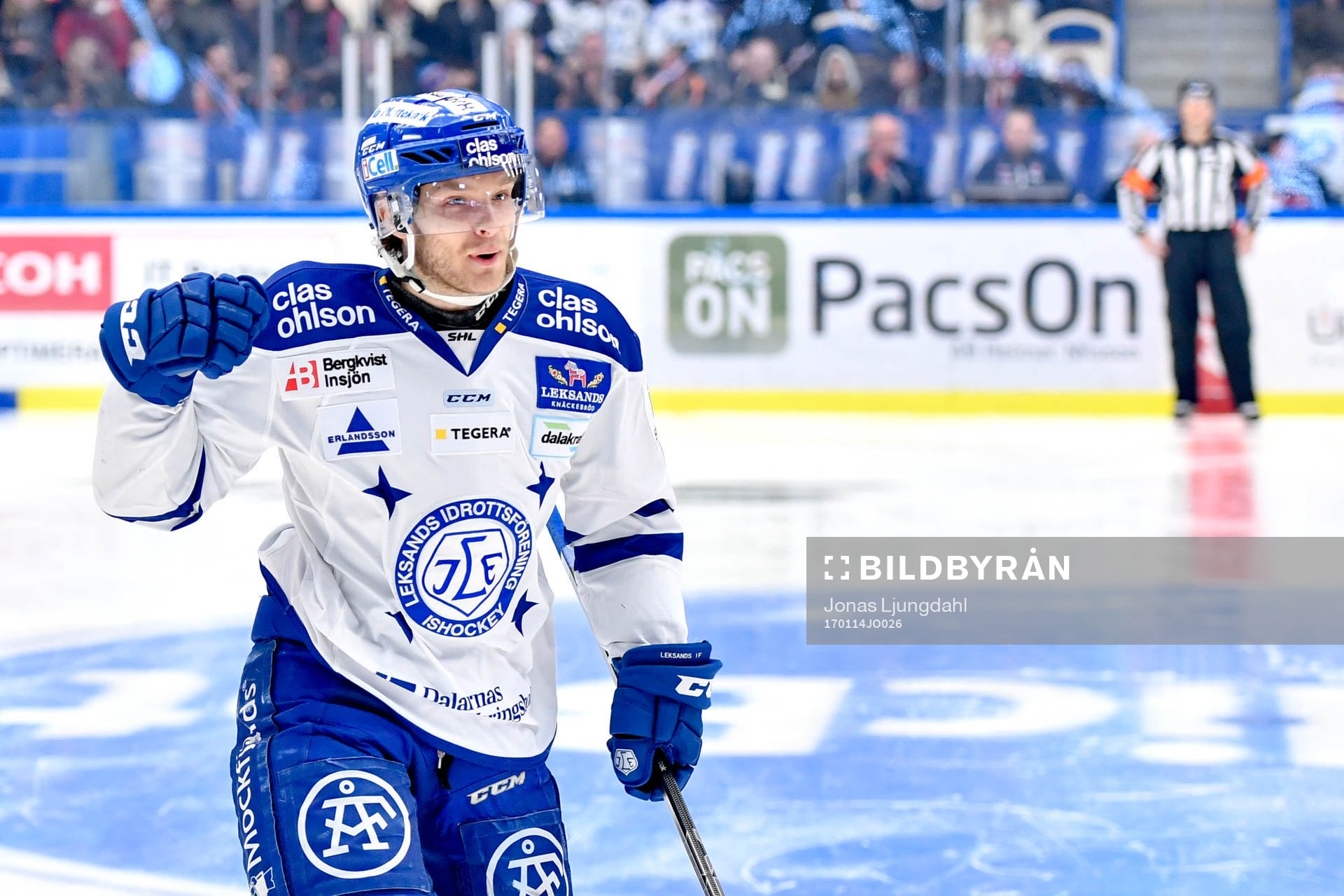 Leksands Johan Olofsson jublar
