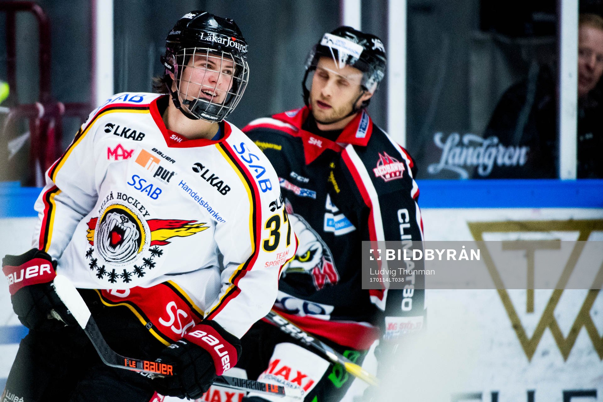 Luleås Isac Lundeström jublar