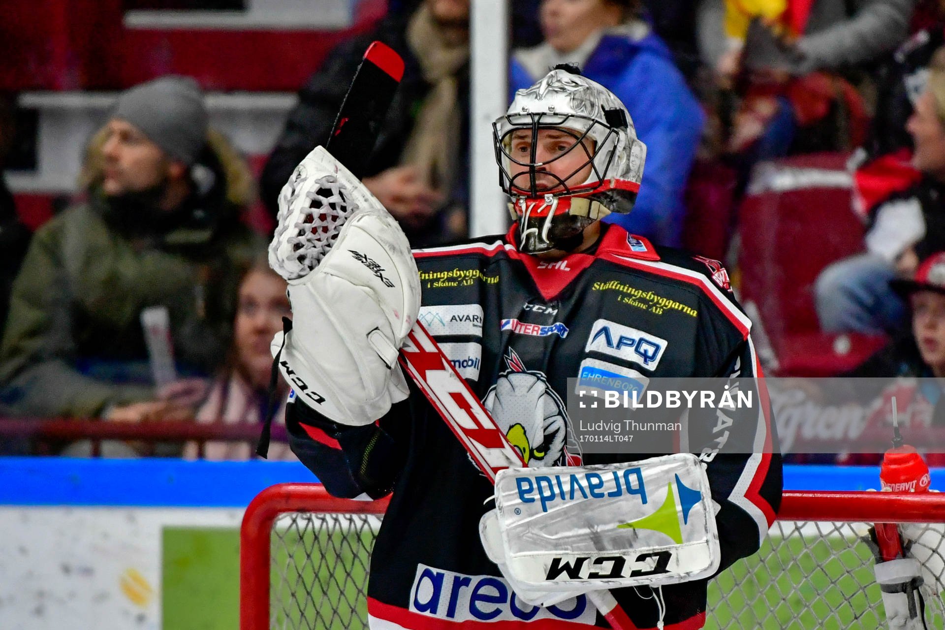 Malmö Redhawks målvakt Cristopher Nihlstorp