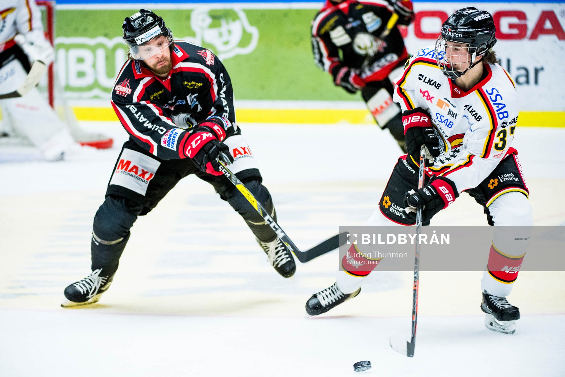 Malmö Redhawks Andreas Thuresson och Luleås Isac