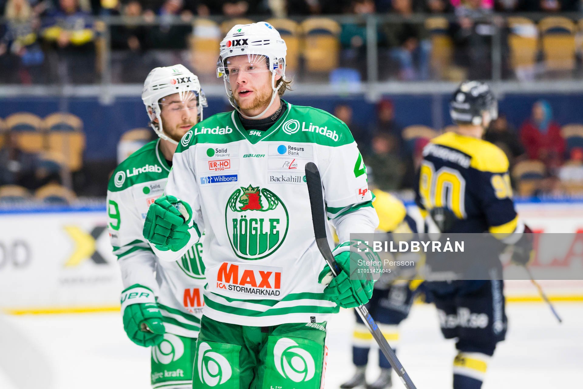 Rögles Ludvig Claesson jublar