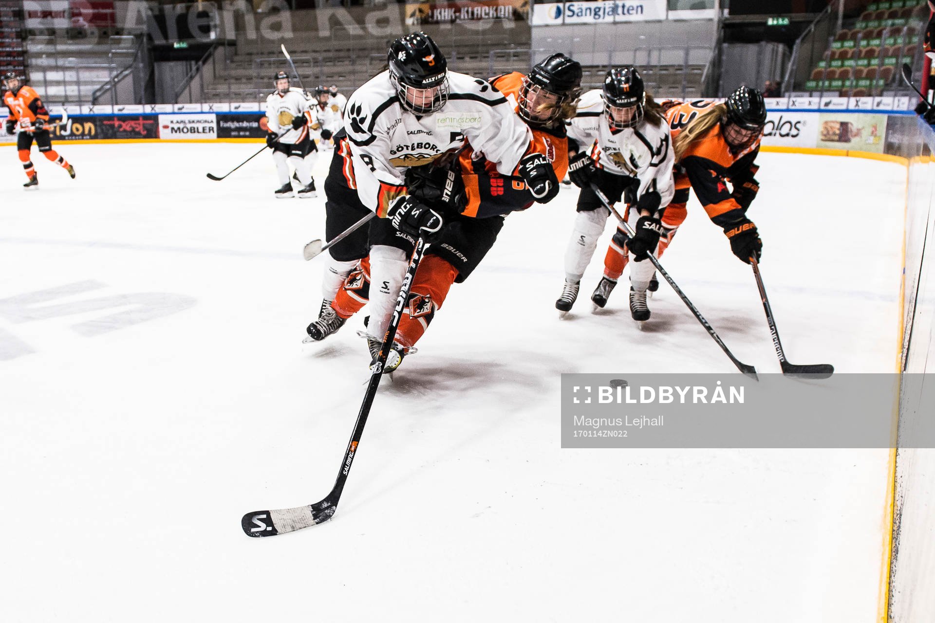Göteborgs Lindsey Cunningham, Karlskronas Hanna Svensson i