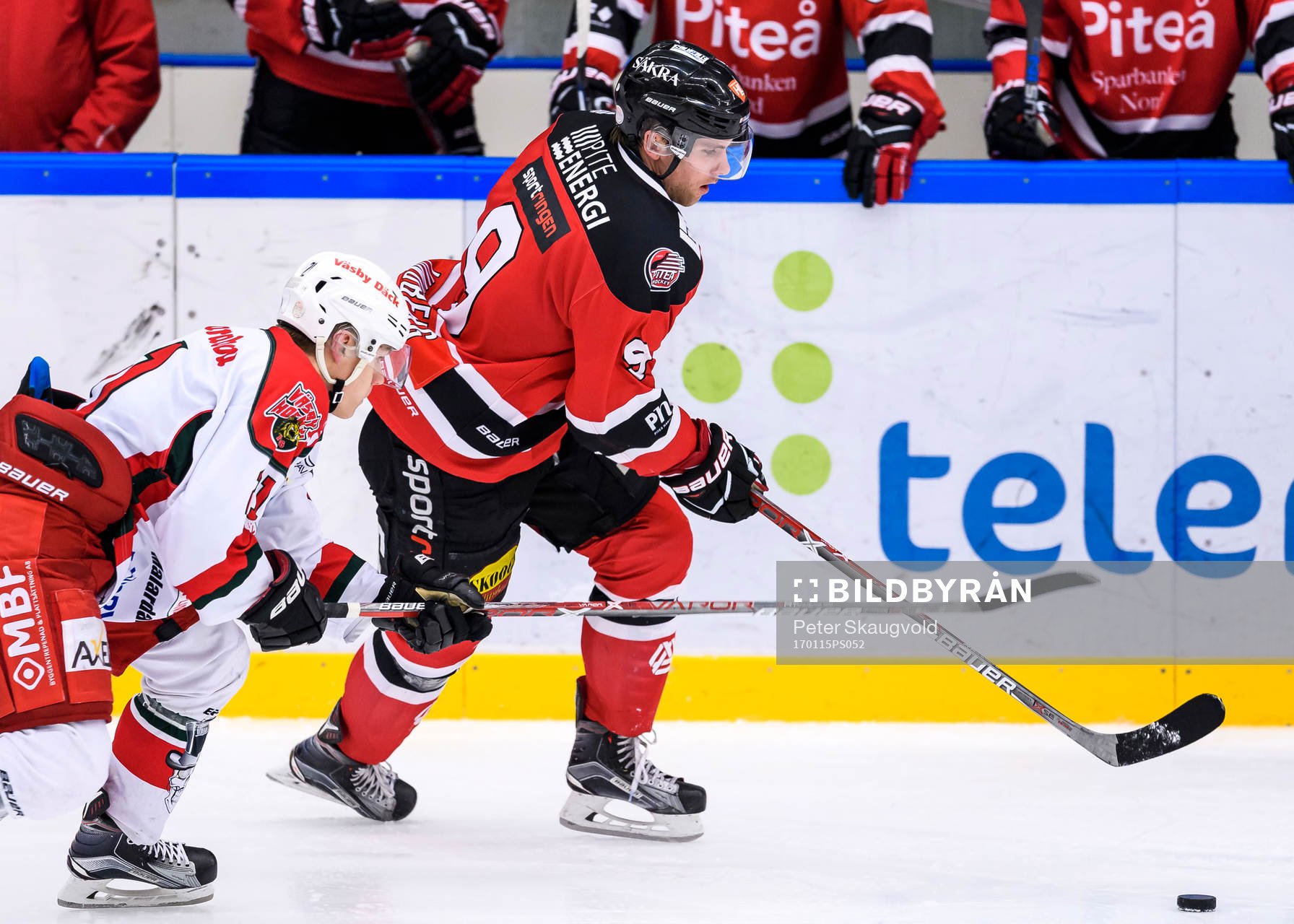Piteås Olof Lundberg med pucken