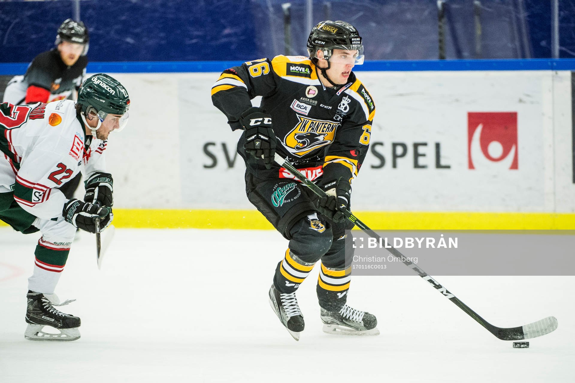 Panterns Erik Nyström mot Tingsryds Johan Eriksson
