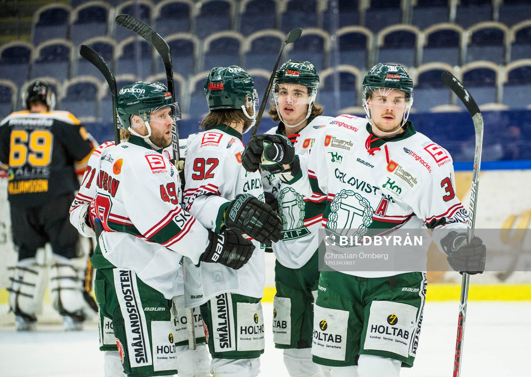 Tingsryds Niklas Johansson, Daniel Norbe, Adam Åkesson och