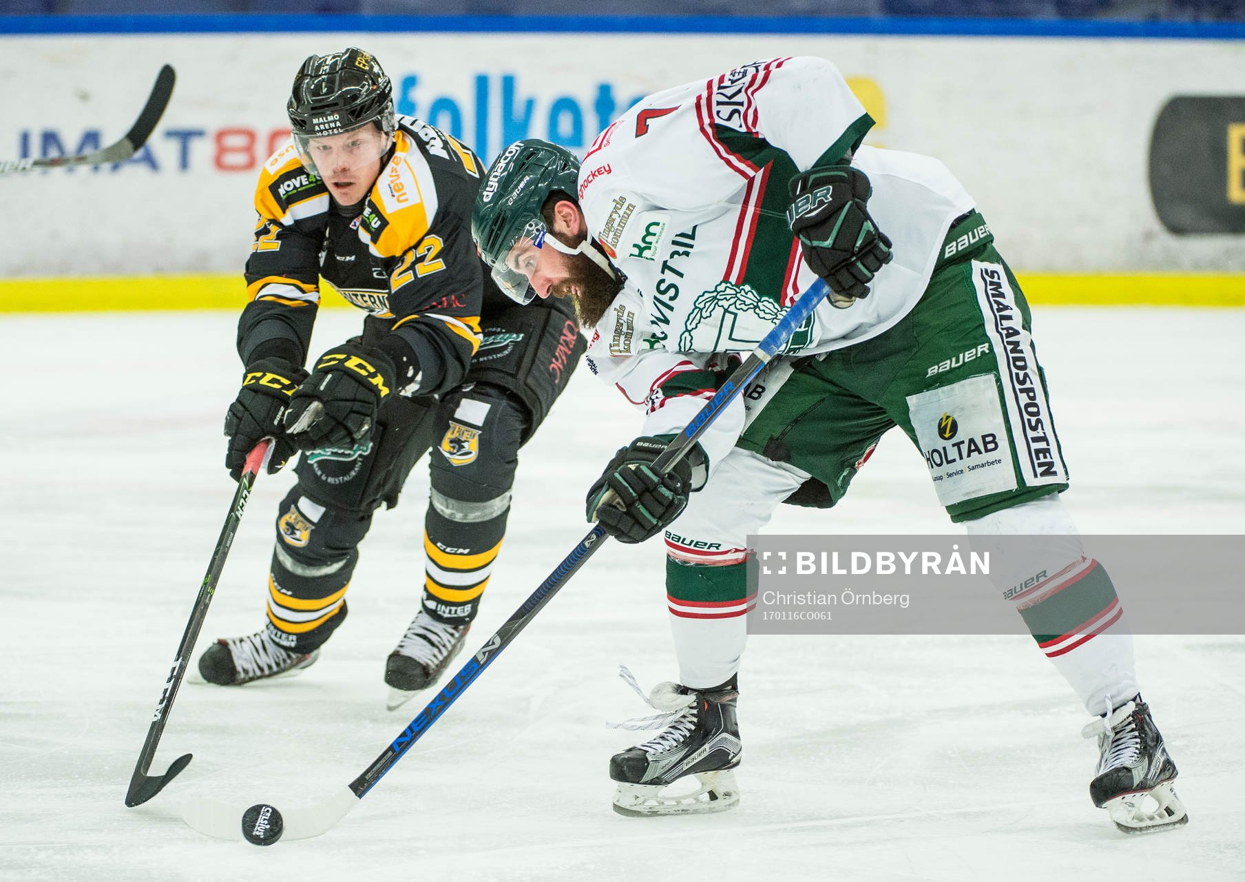 Panterns Lars Bryggman mot Tingsryds Zack Phillips
