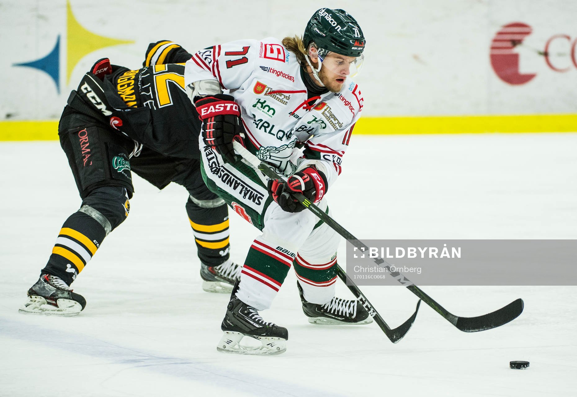 Tingsryds Nicolai Meyer mot Panterns Lars Bryggman