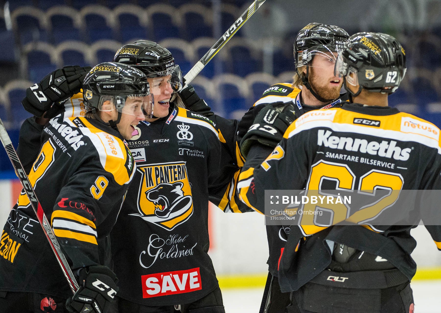 Panterns Kim Johansson, Jacob Cederholm, Andreas Söderberg
