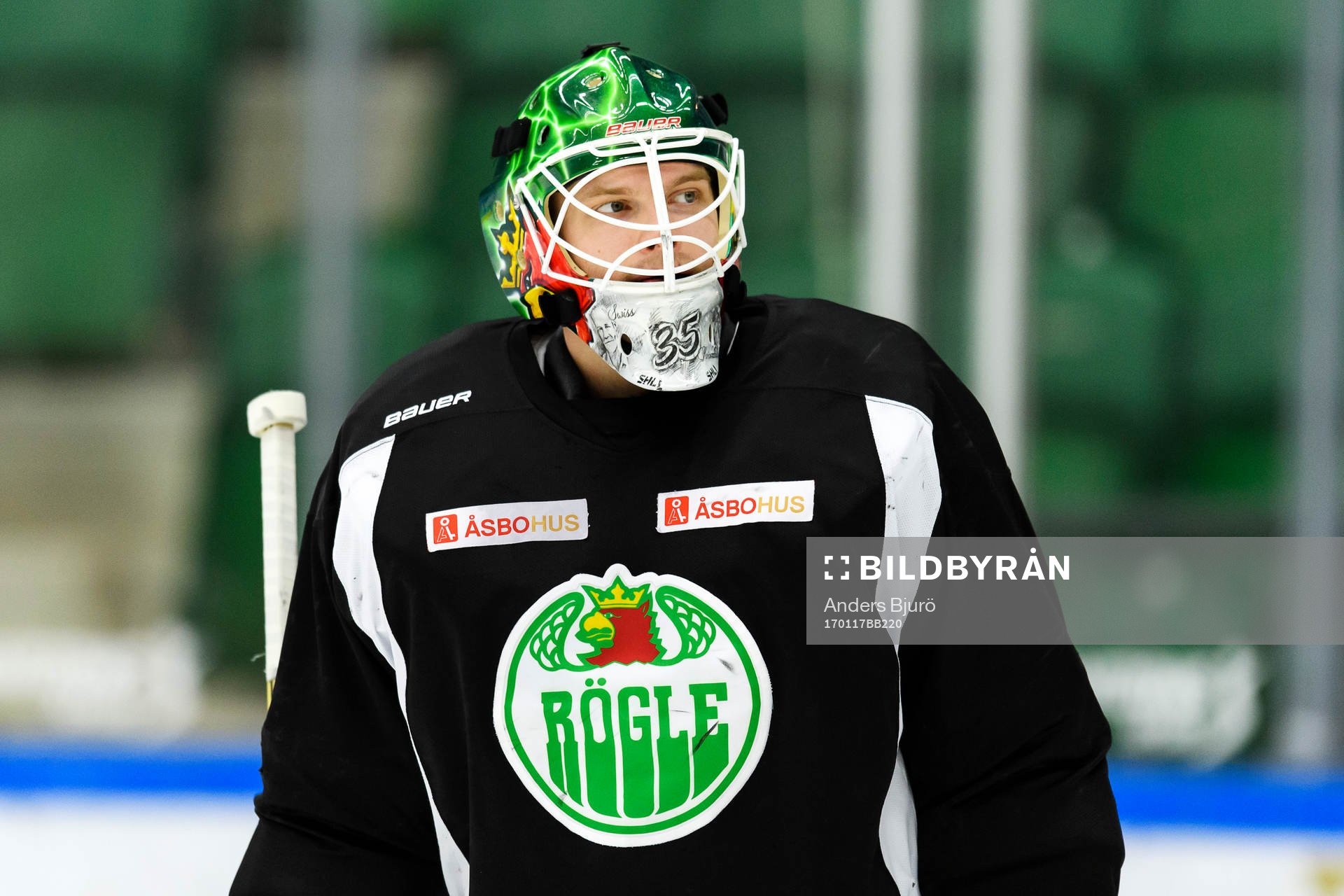 Rögles målvakt Oscar Dansk
