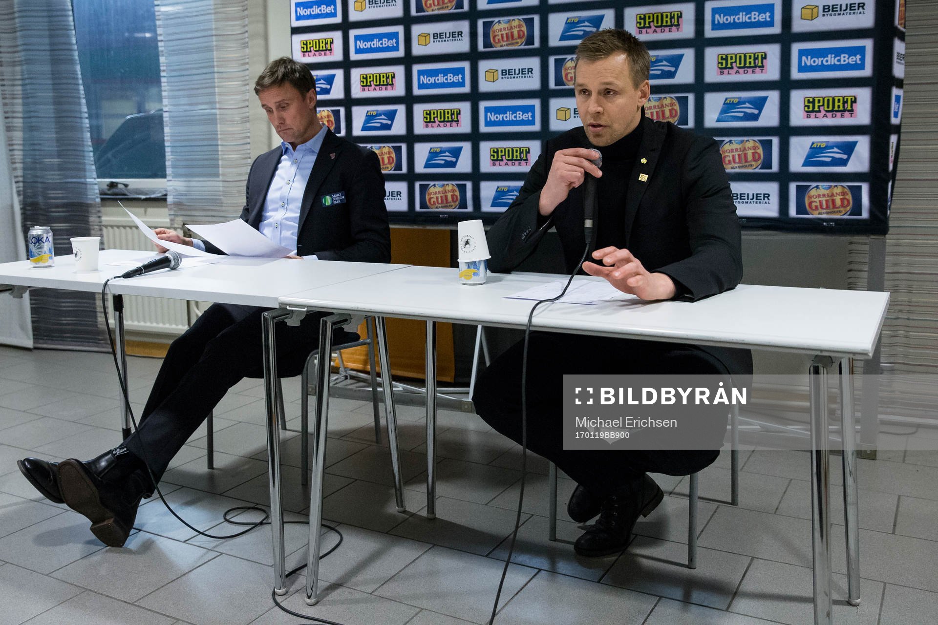 Frölundas tränare Roger Rönnberg och Skellefteås