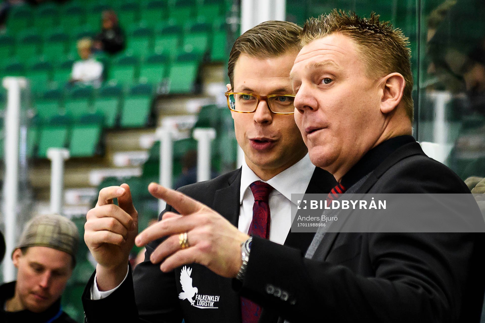 Malmö Redhawks assisterande tränare Martin Filander och