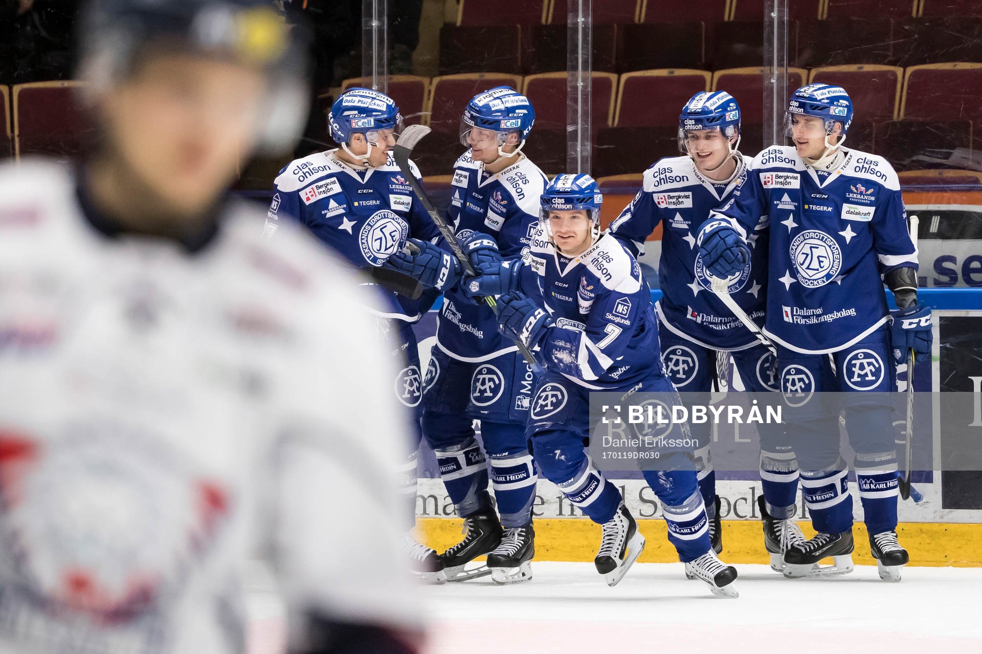 Leksands Johan Olofsson jublar