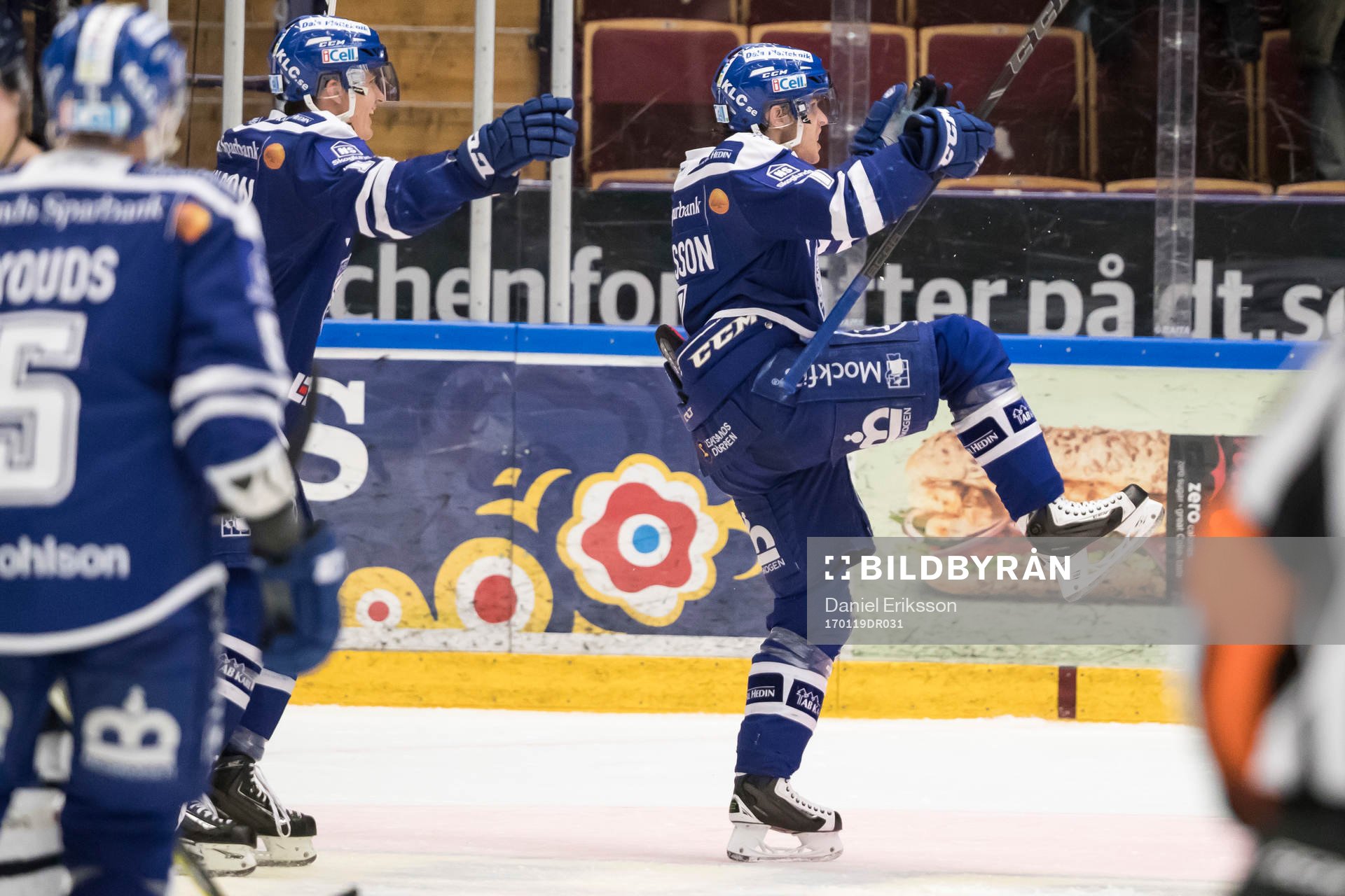 Leksands Johan Olofsson jublar