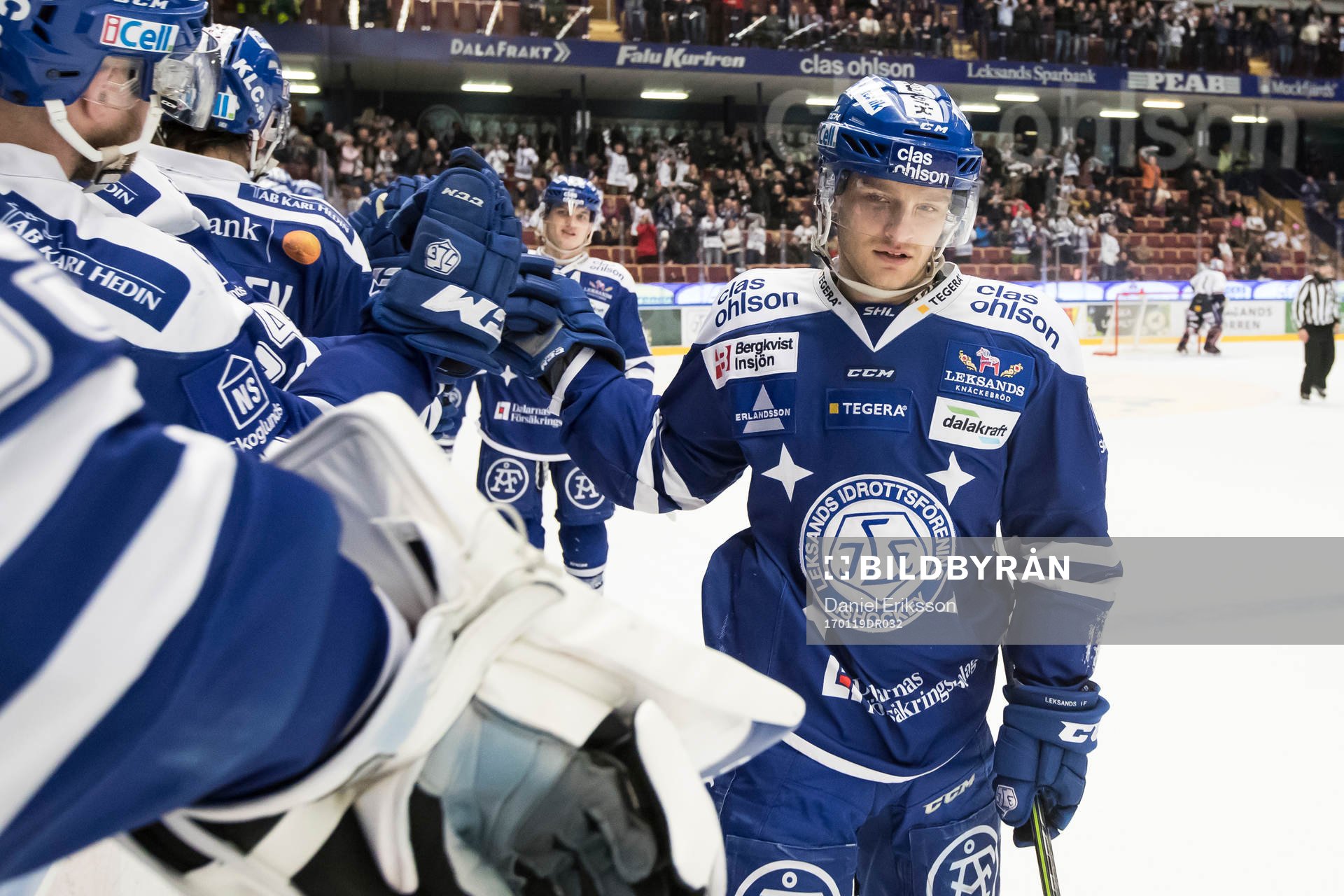 Leksands Johan Olofsson jublar