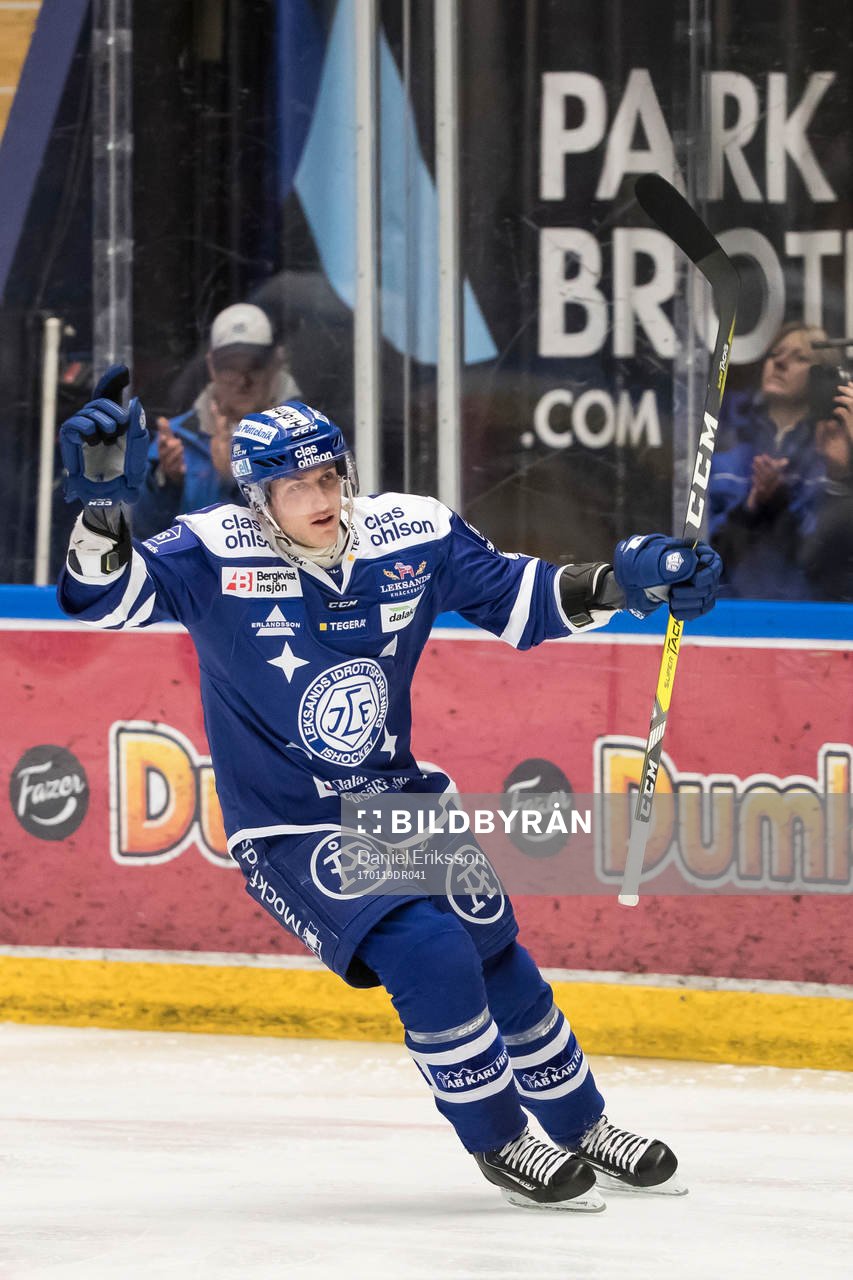 Leksands Ben Youds jublar