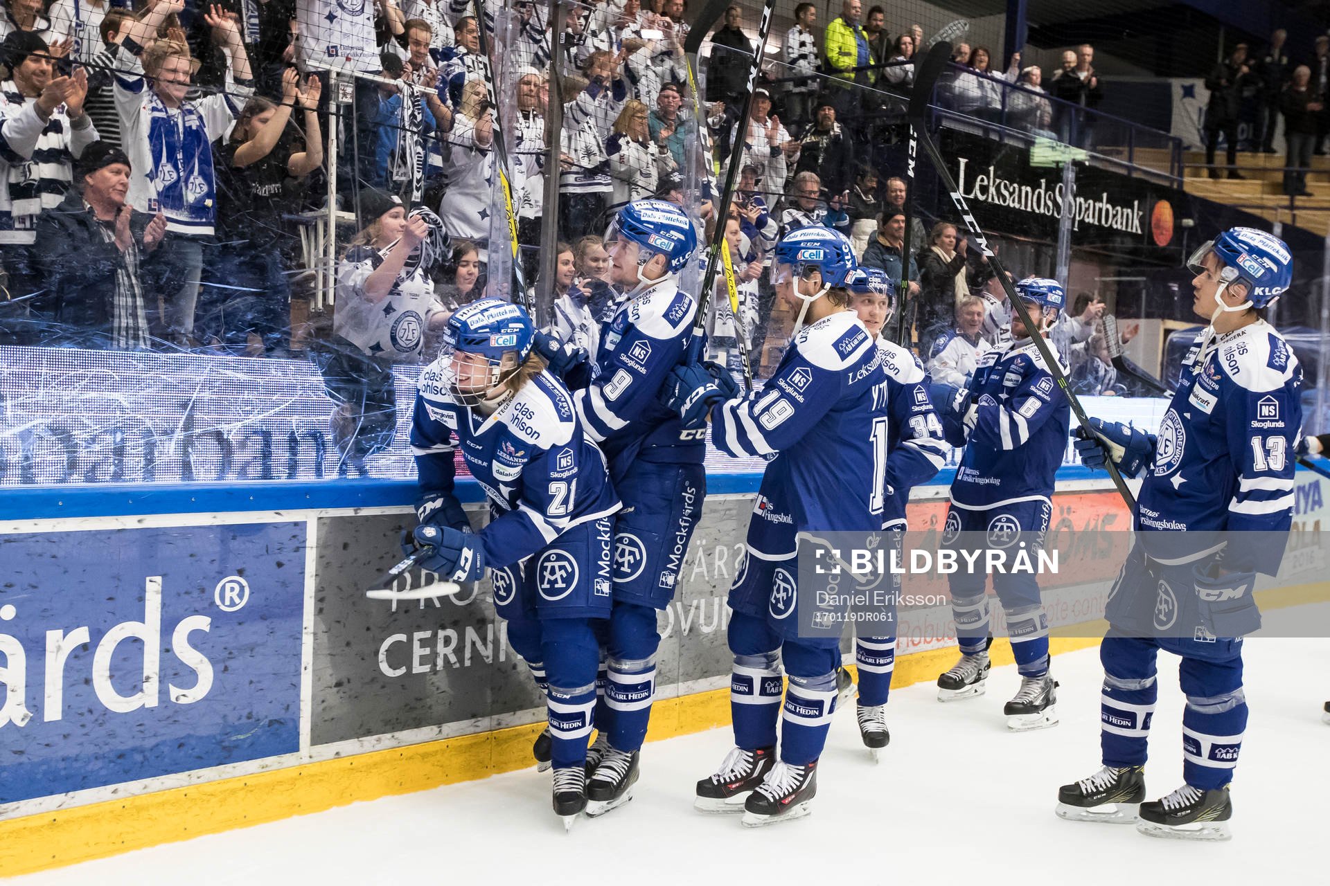Leksands Rickard Hugg och Lukas Ericsson och Alexander