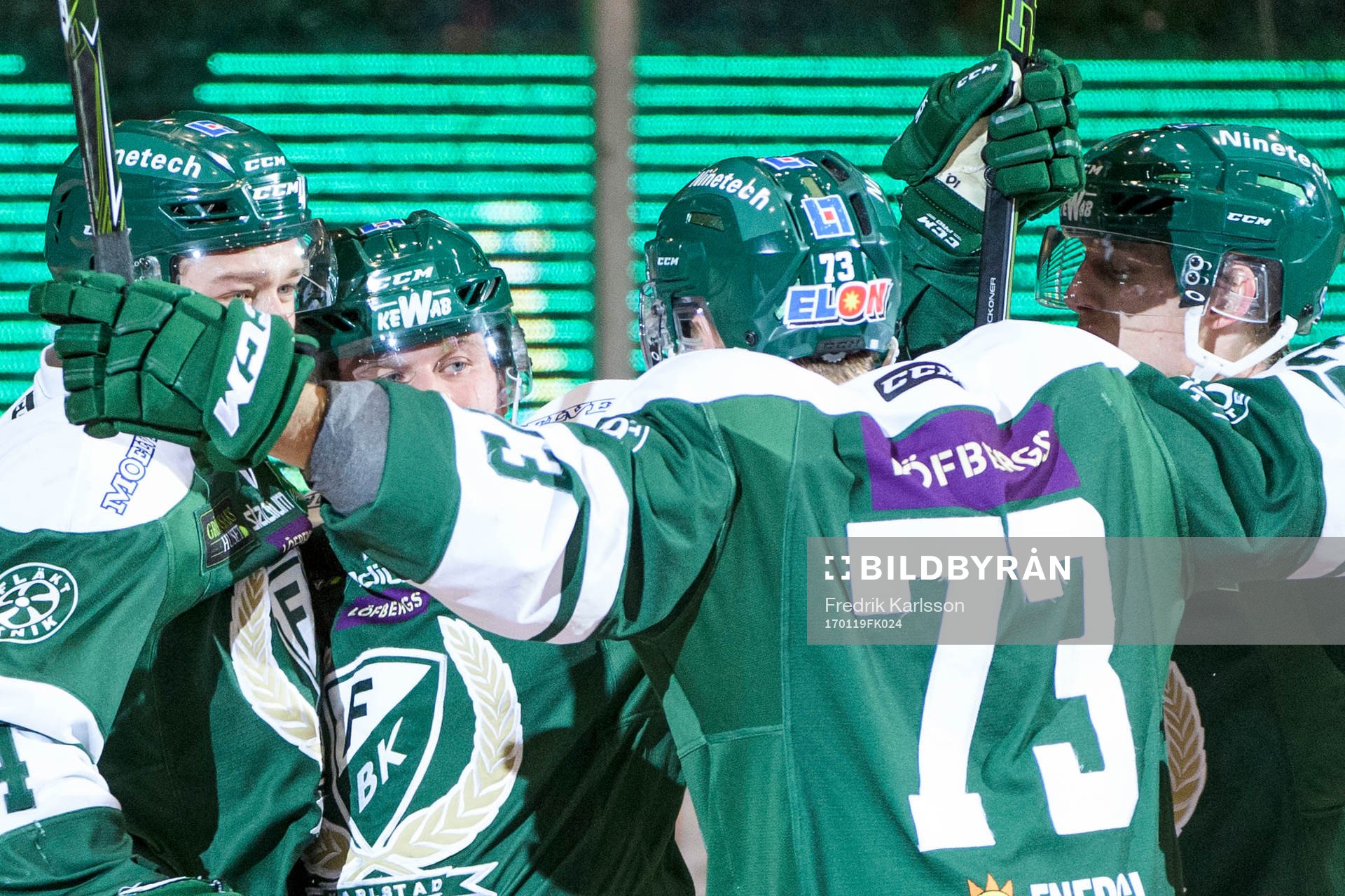 Färjestads Marcus Nilsson jublar