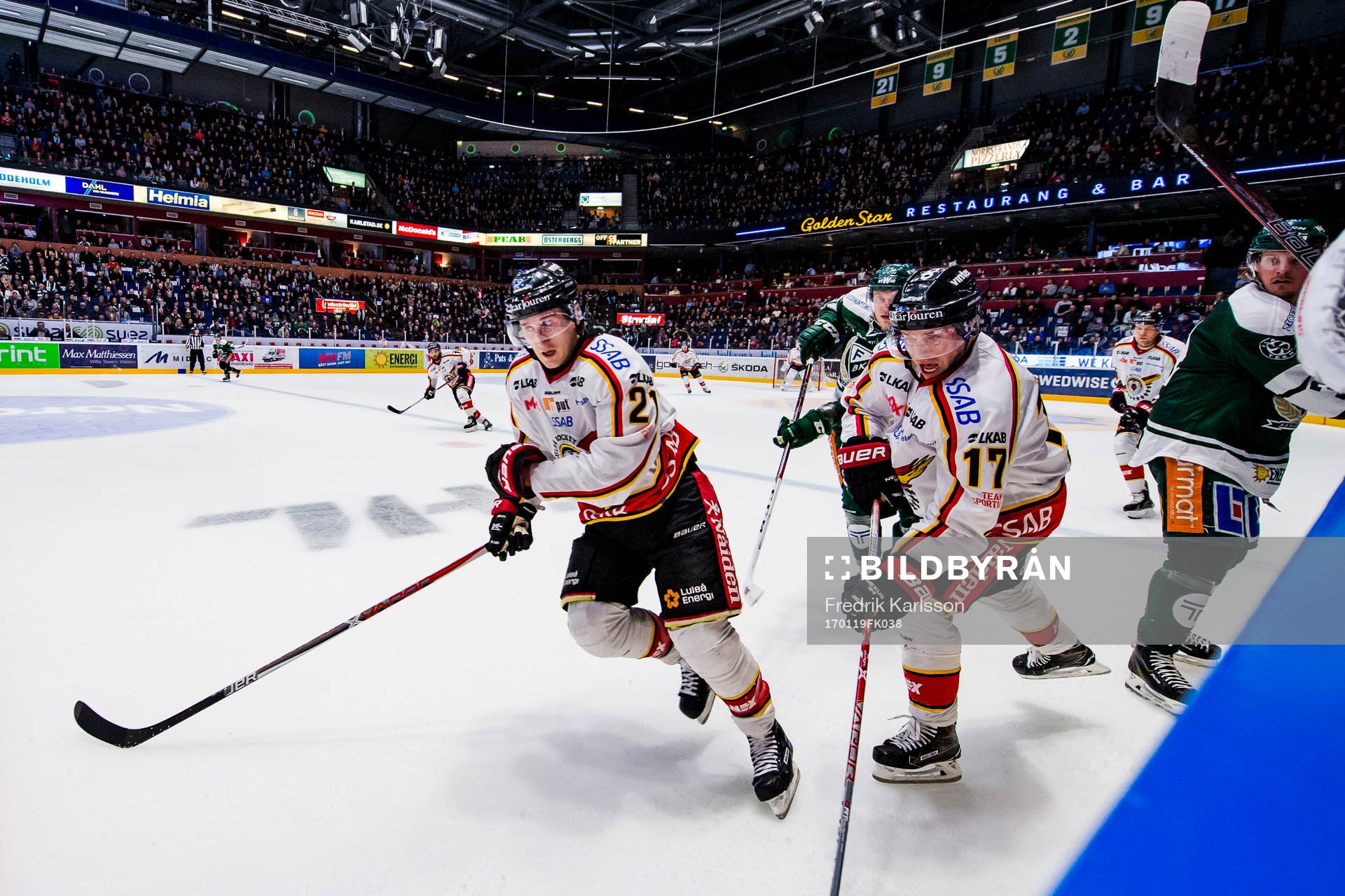 Luleås Bill Sweatt och Andreas Falk
