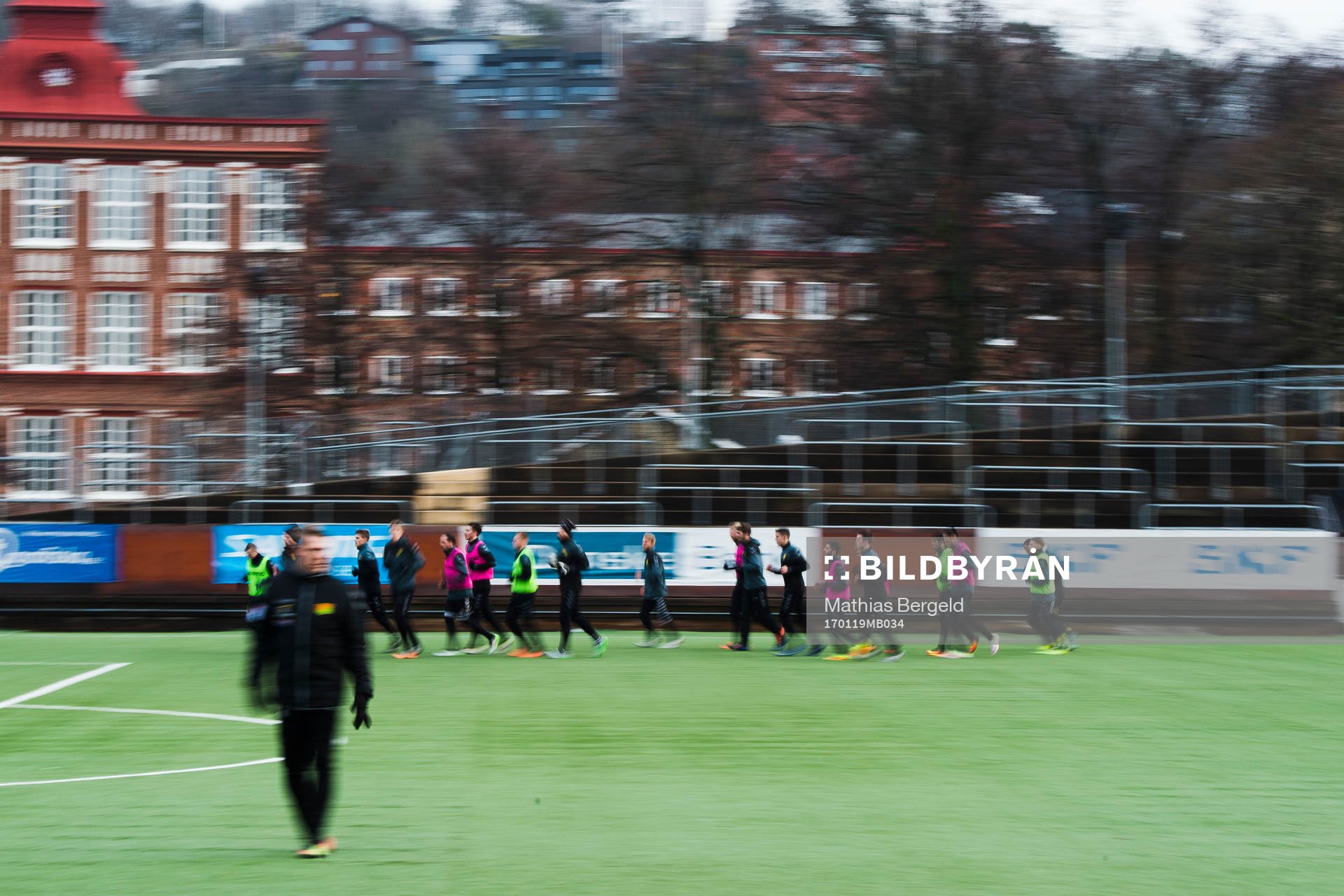 GAIS spelare springer