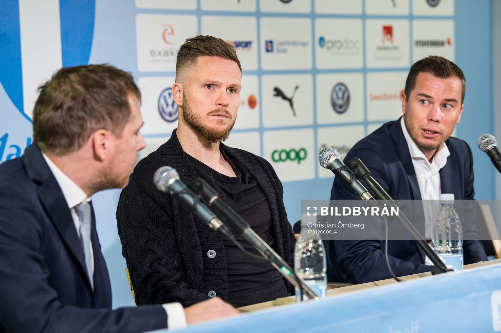 Presschef Peter Åhlander och sportchef Daniel Andersson