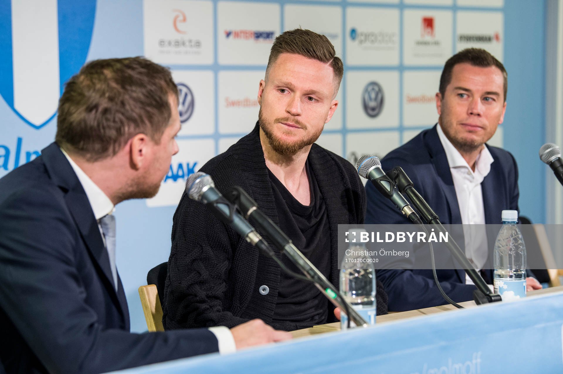 Presschef Peter Åhlander och sportchef Daniel Andersson