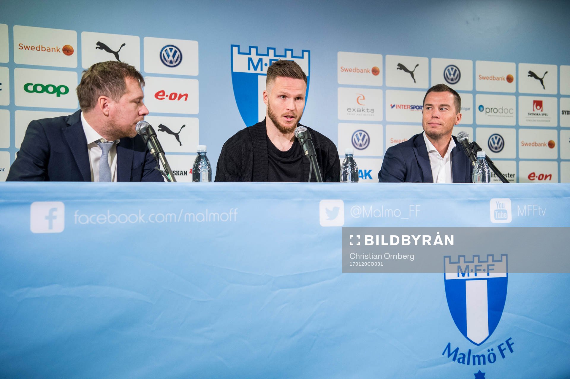 Presschef Peter Åhlander och sportchef Daniel Andersson