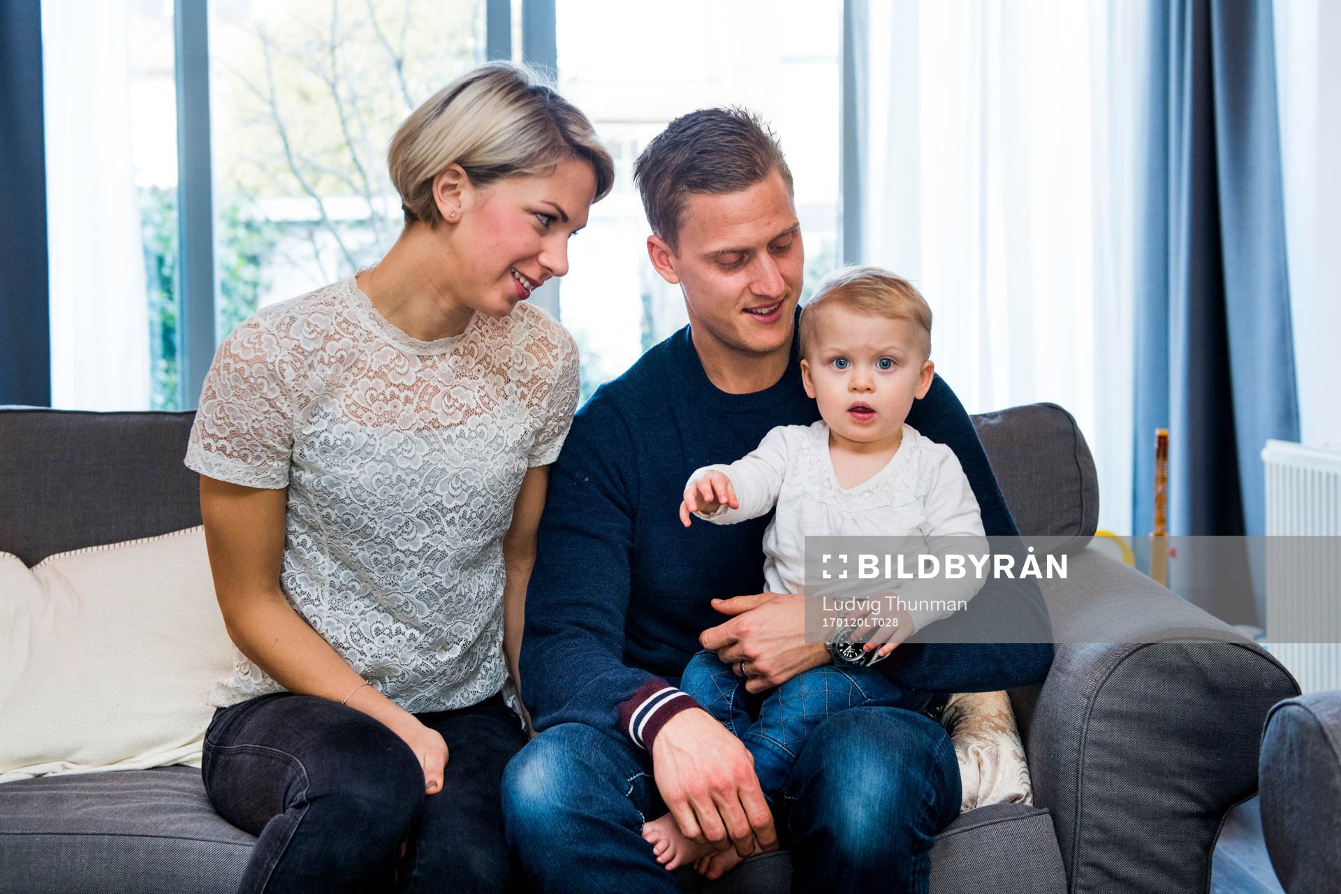 Emma Hansson, Feyenoords Pär Hansson och  dottern Selma
