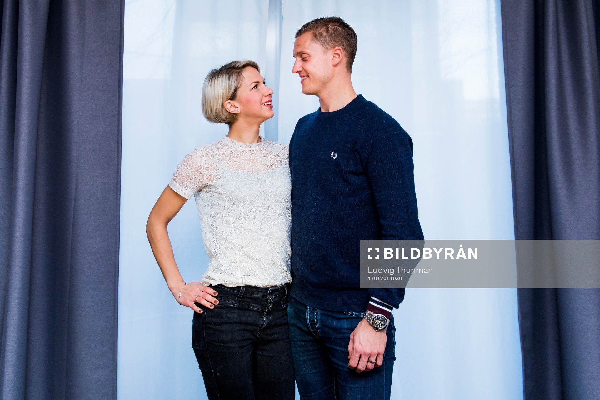 Emma Hansson och Feyenoords Pär Hansson