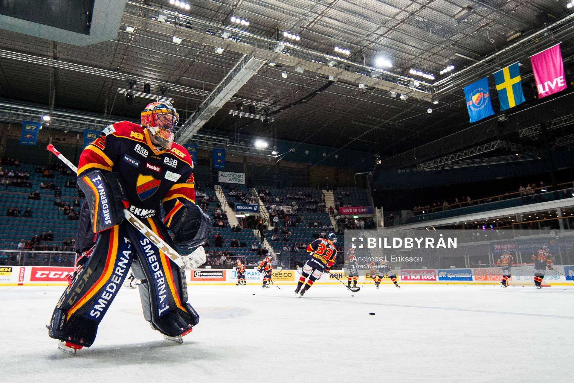 Djurgårdens målvakt Mikael Tellqvist