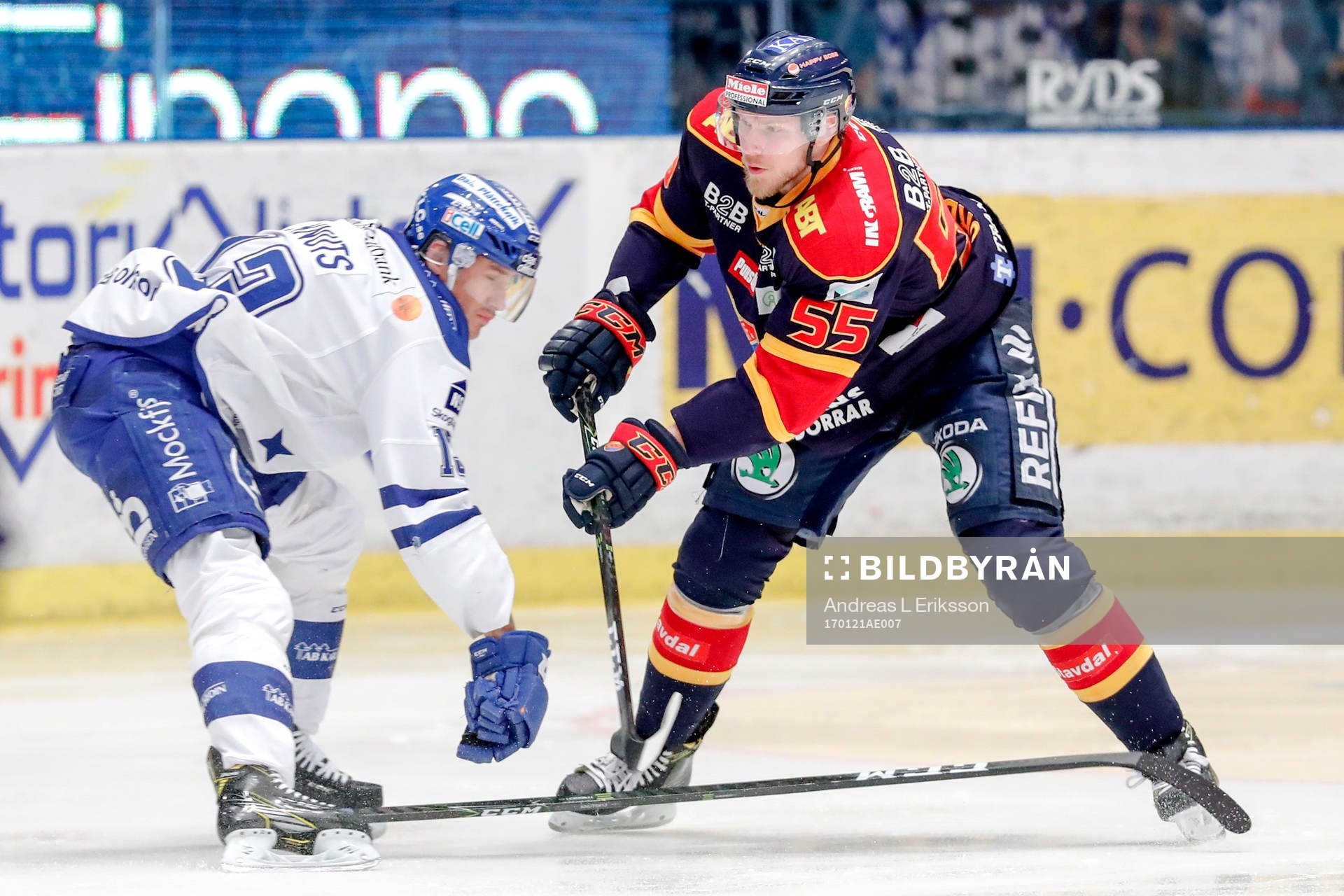 Leksands Jon Knuts och Djurgårdens Alexander Urbom