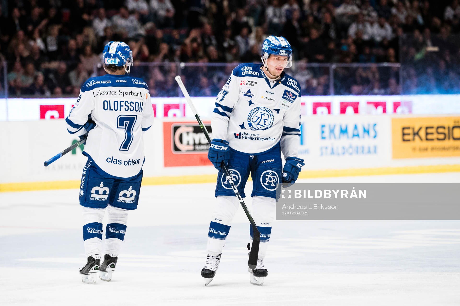 Leksands Eric Castonguay ser deppig ut