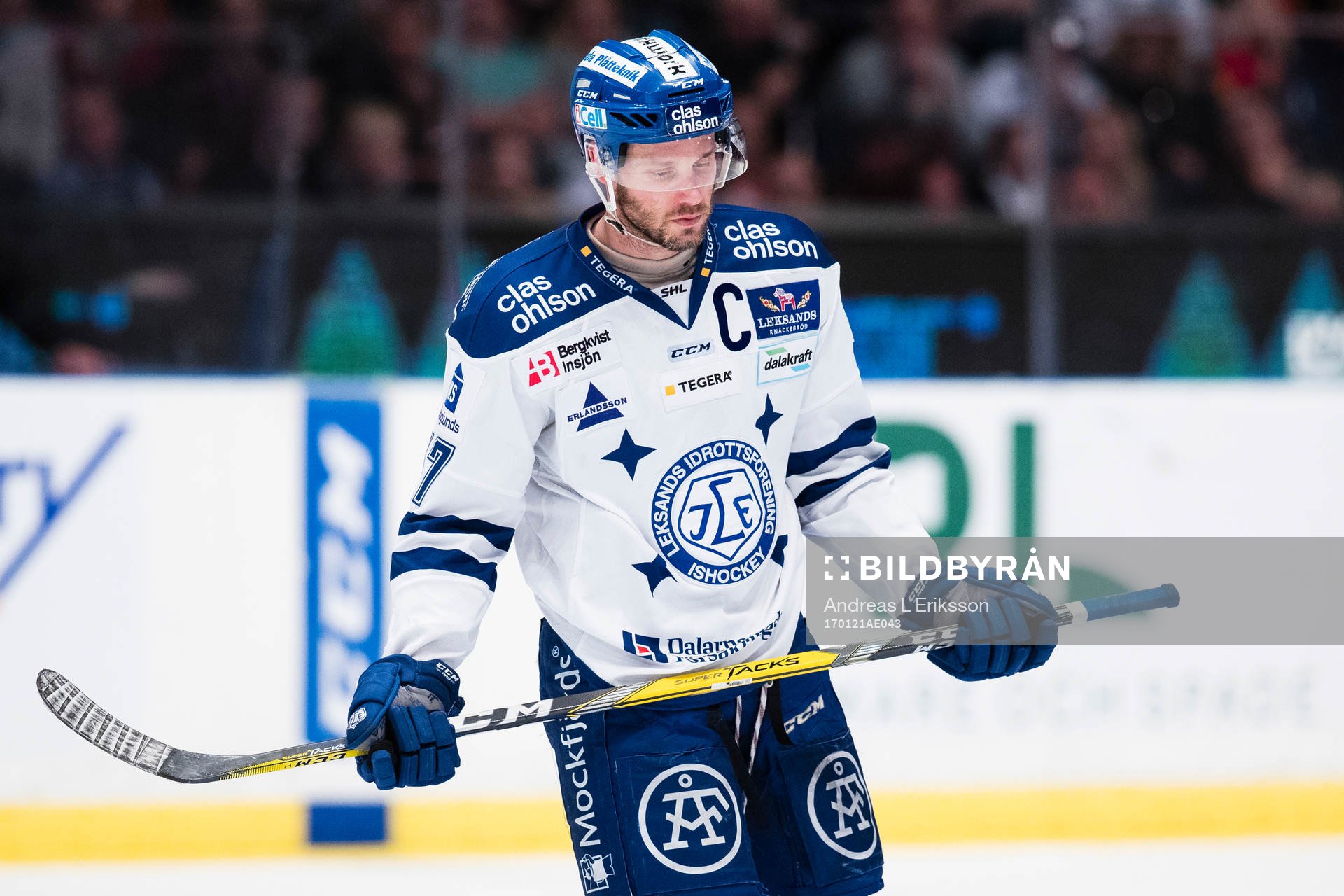 Leksands Jesper Ollas ser deppig ut